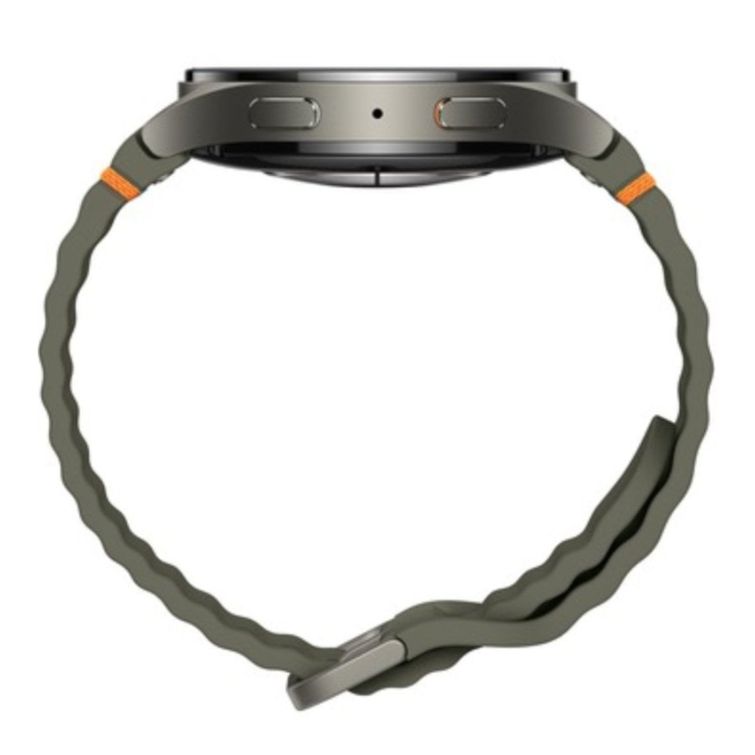 Samsung Galaxy Watch 7 · GPS · Notificaciones · Monitor Cardíaco · Verde