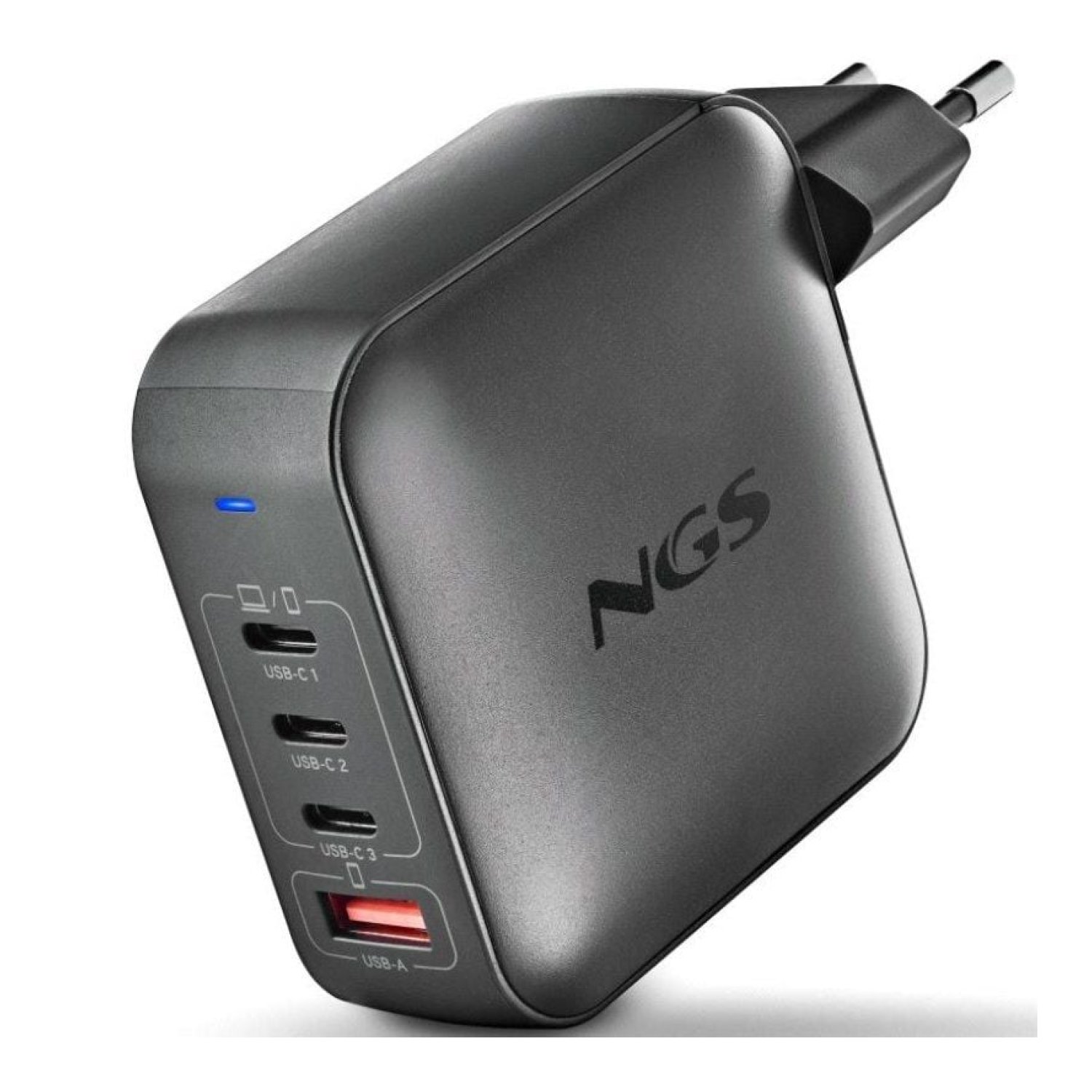 NGS BUD · Cargador GaN 165W · Automático · 5-21V
