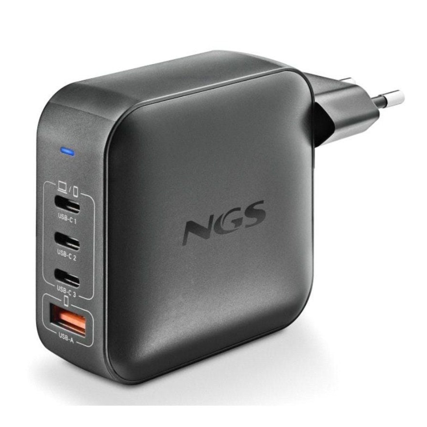 NGS BUD · Cargador GaN 165W · Automático · 5-21V