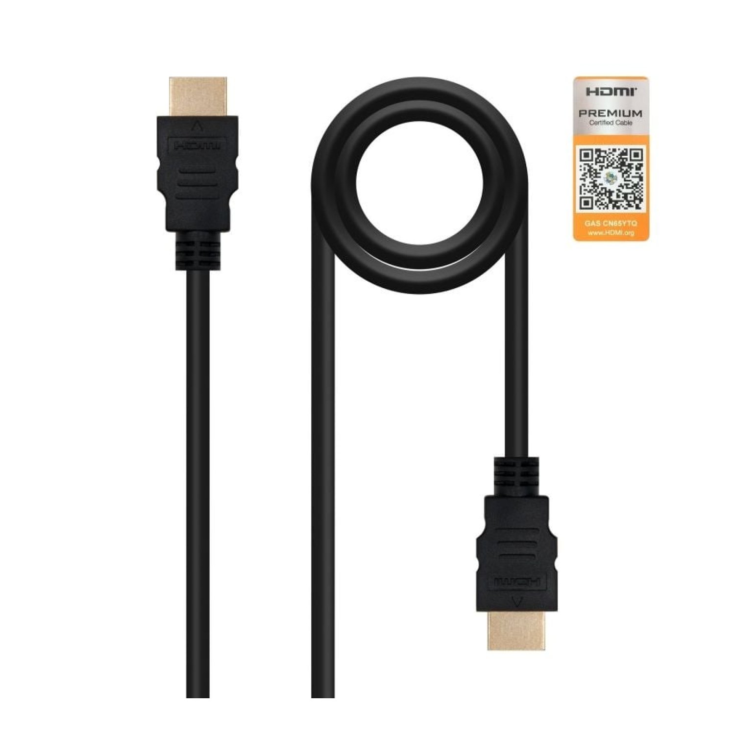 Nanocable Cable HDMI 2.0 · 4K · 1,5m · Macho-Macho · Negro Certificado