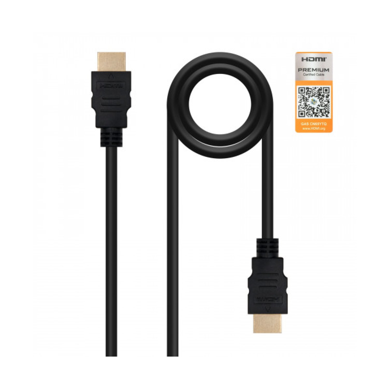 Nanocable Cable HDMI 2.0 · 4K · 1,5m · Macho-Macho · Negro Certificado