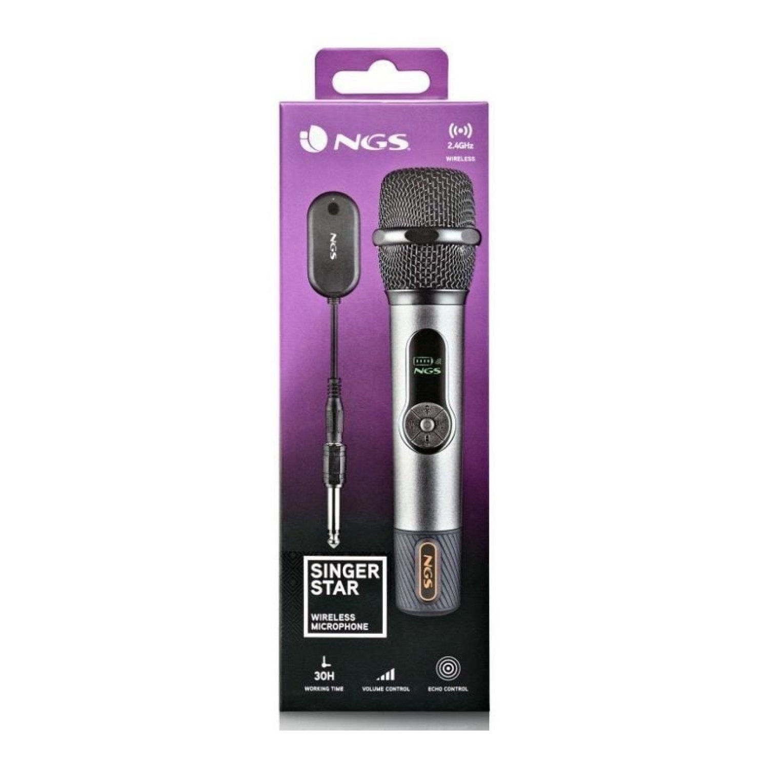 NGS Singer Star · Micrófono Inalámbrico · Portátil