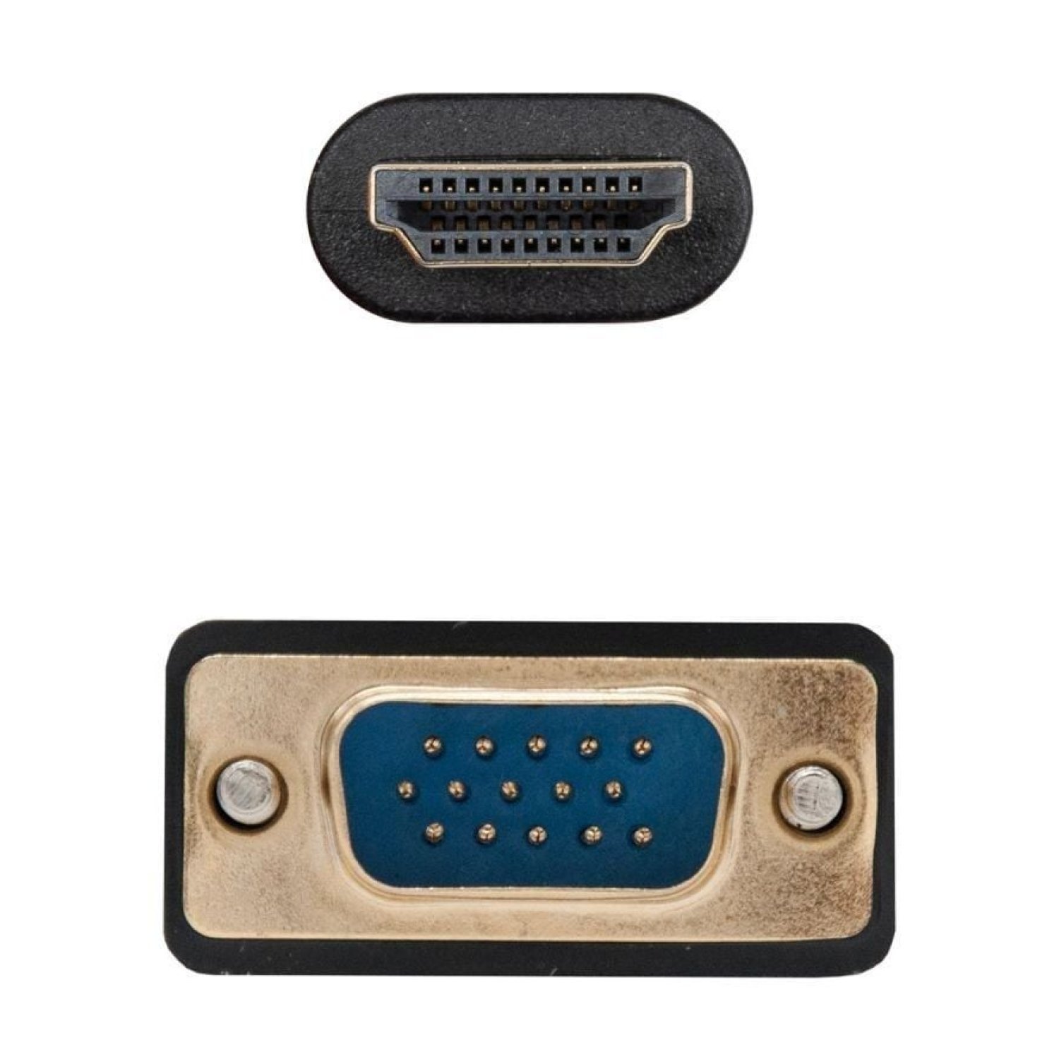 Nanocable · Conversor VGA a HDMI 8K · 1,8m · Negro