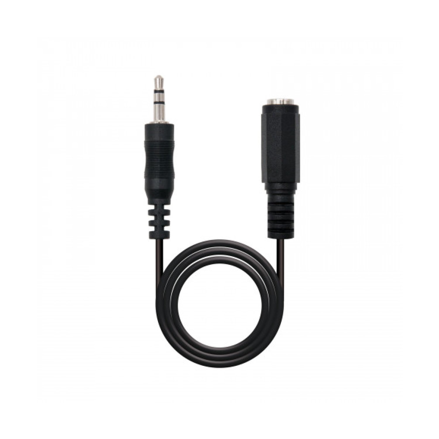 Nanocable · Cable Estéreo Jack 3.5 · Macho-Hembra · 1,5m