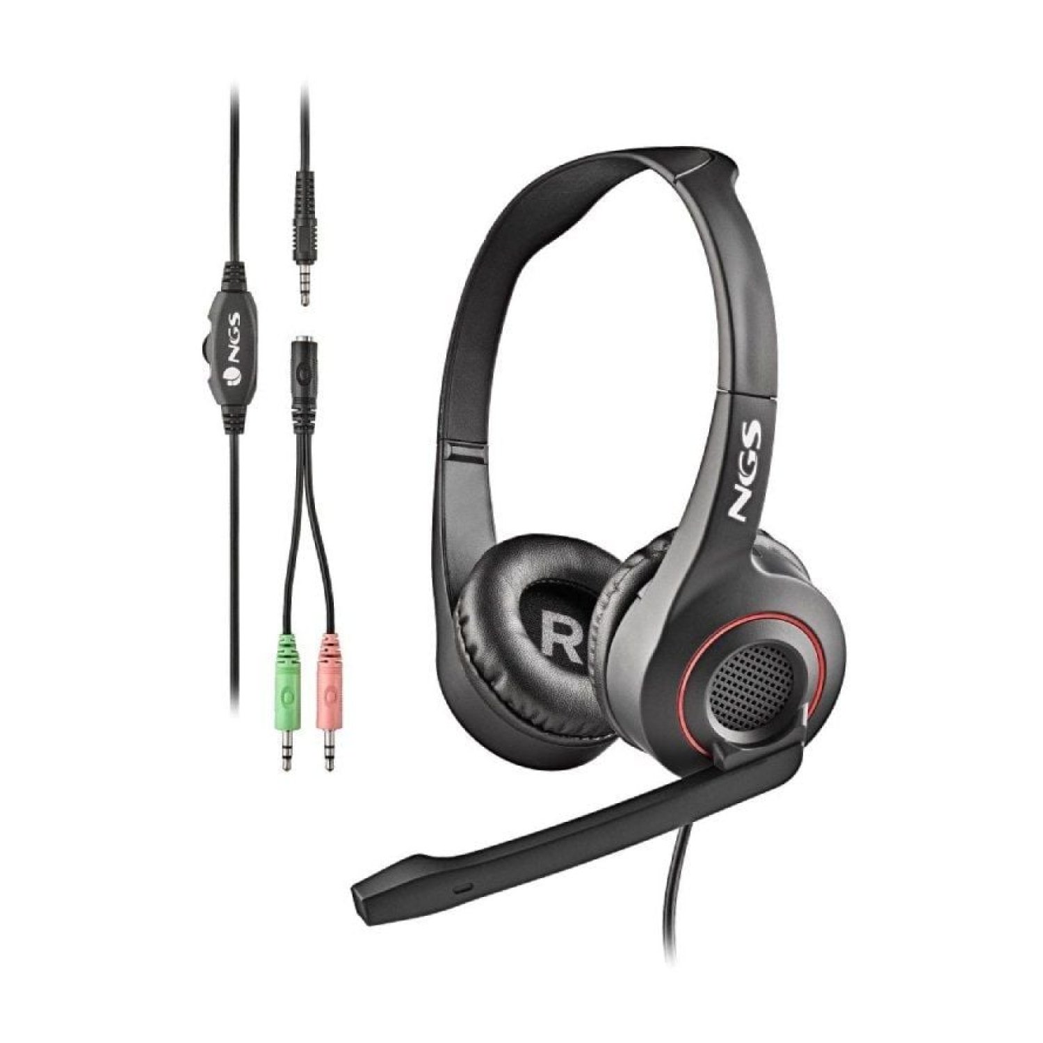 NGS MSX 10 Pro · Auriculares con Micrófono · Jack 3.5 · Negros