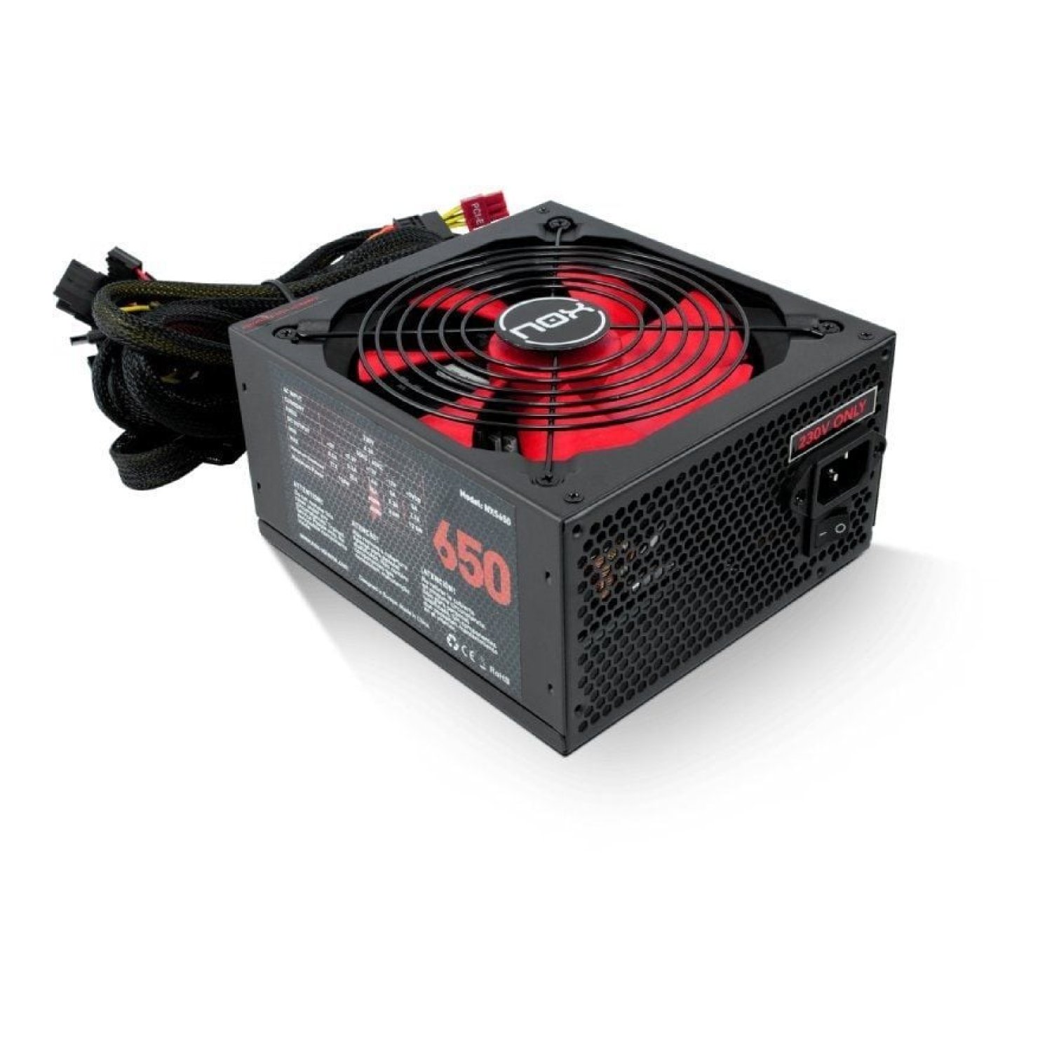 NOX · Fuente de Alimentación · 650W · Ventilador 14cm