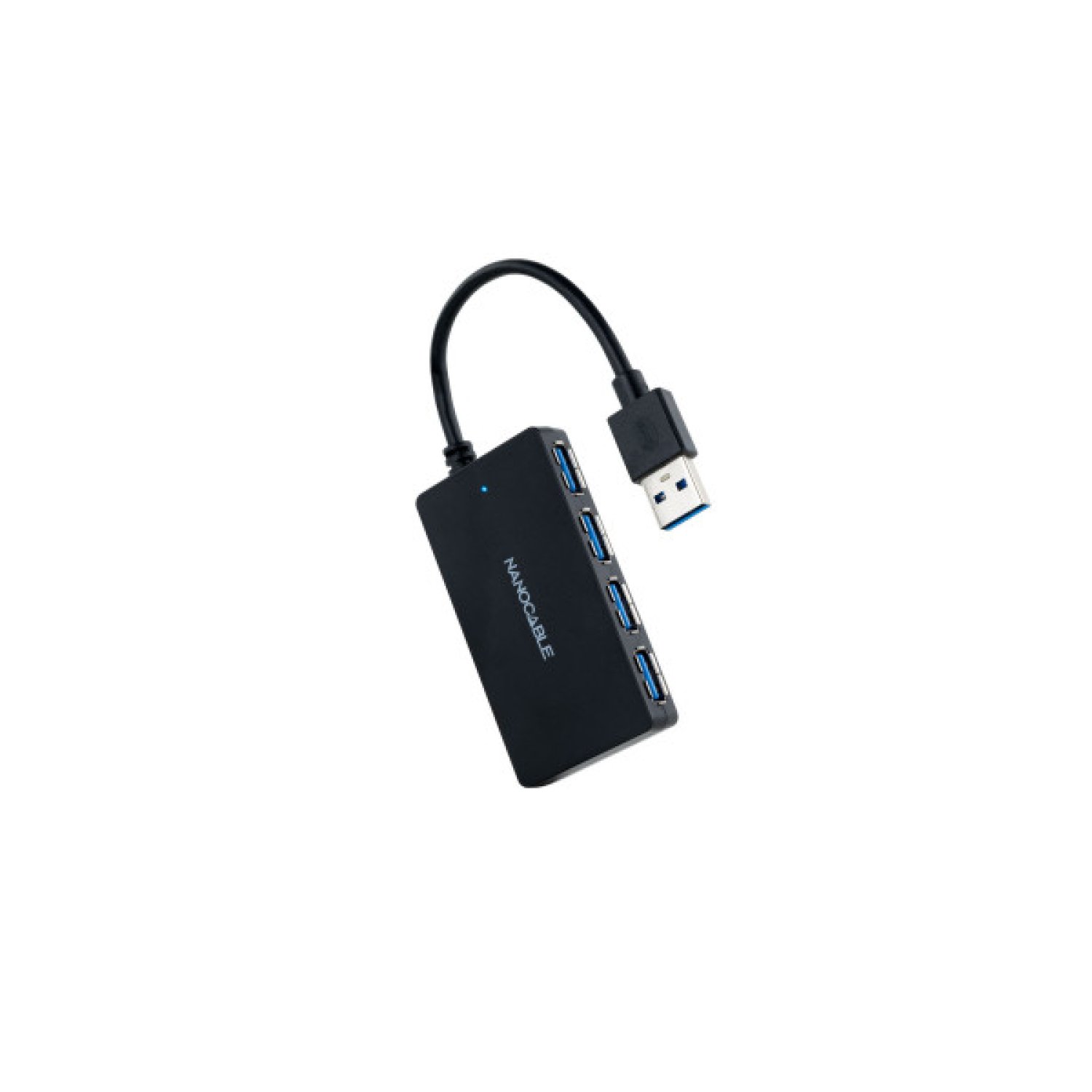 Nanocable Hub USB 3.0 · 4 Puertos USB · Conexión Rápida