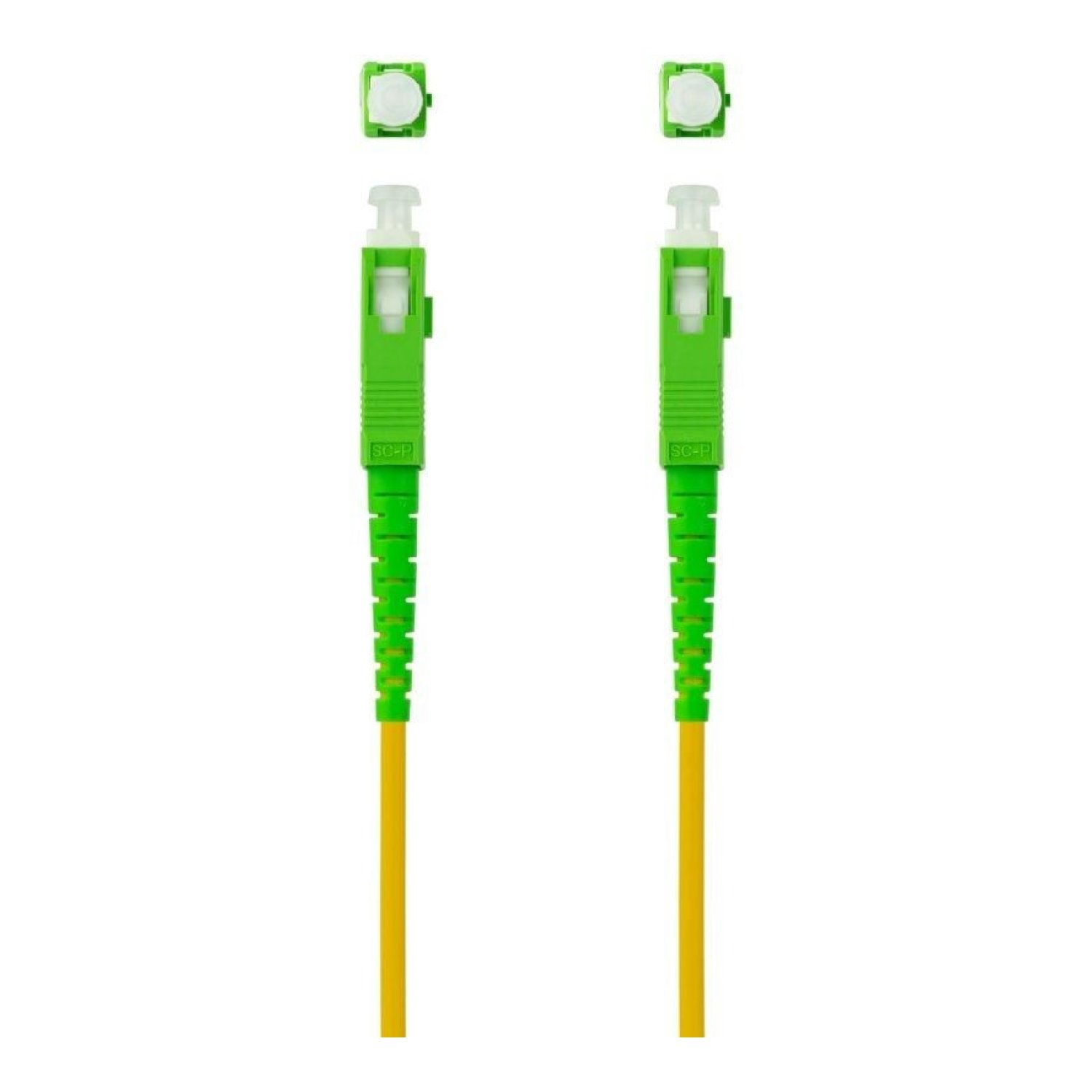 Nanocable · Cable Fibra Óptica G657A2 · 1m · LSZH · Amarillo