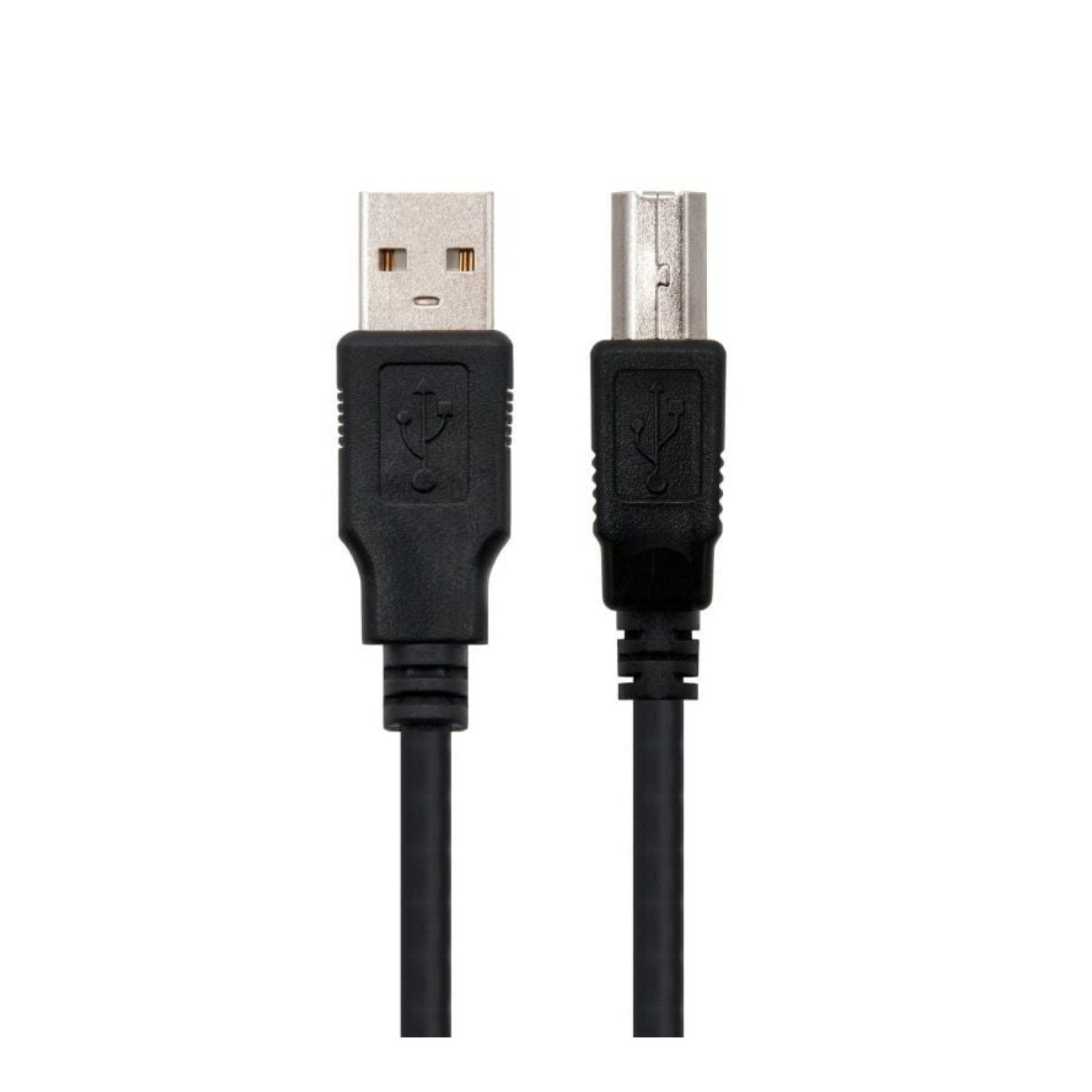 Nanocable · Cable USB 2.0 · Tipo-B Macho a USB Macho · 3m · Negro