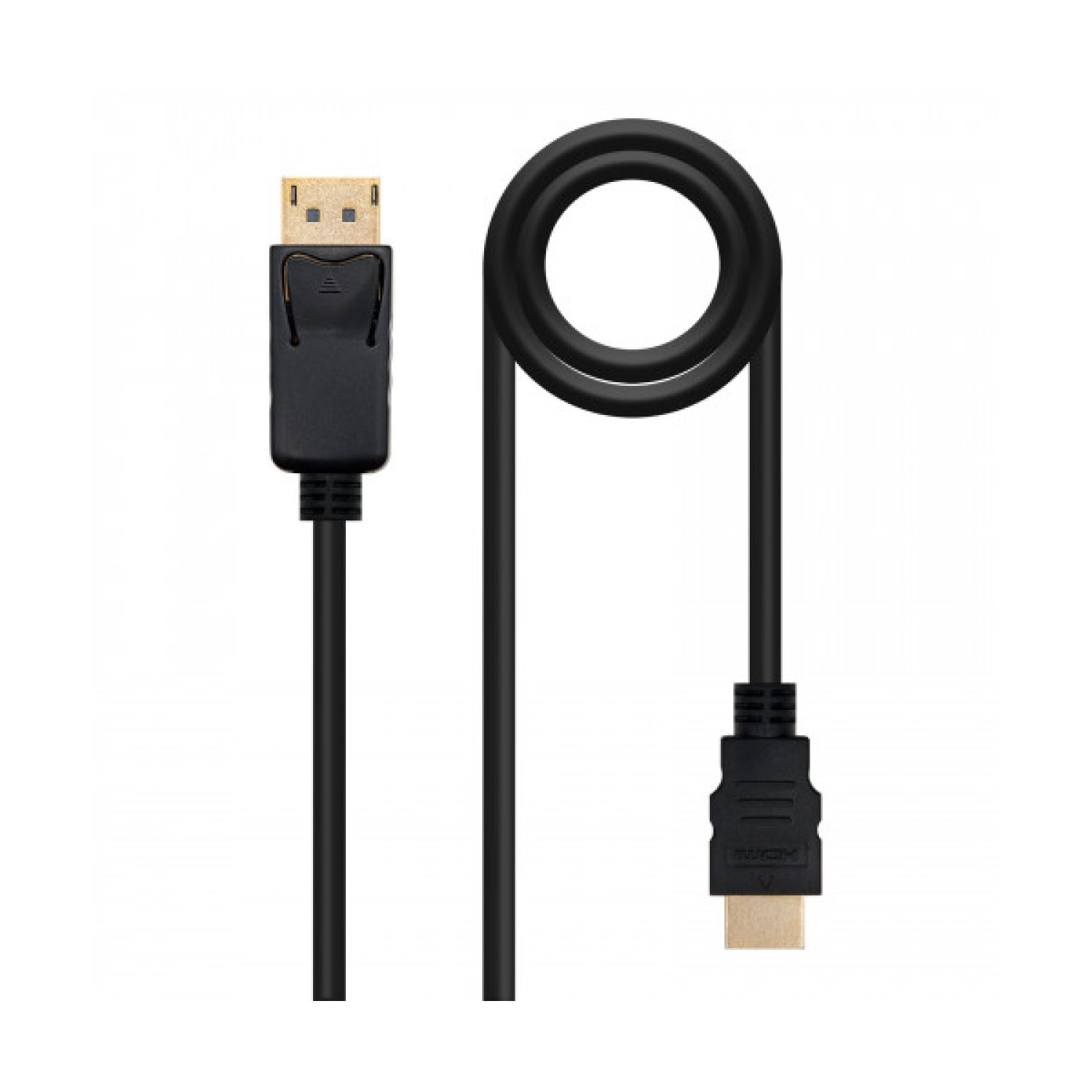 Nanocable · Cable DisplayPort a HDMI · 2m · Negro