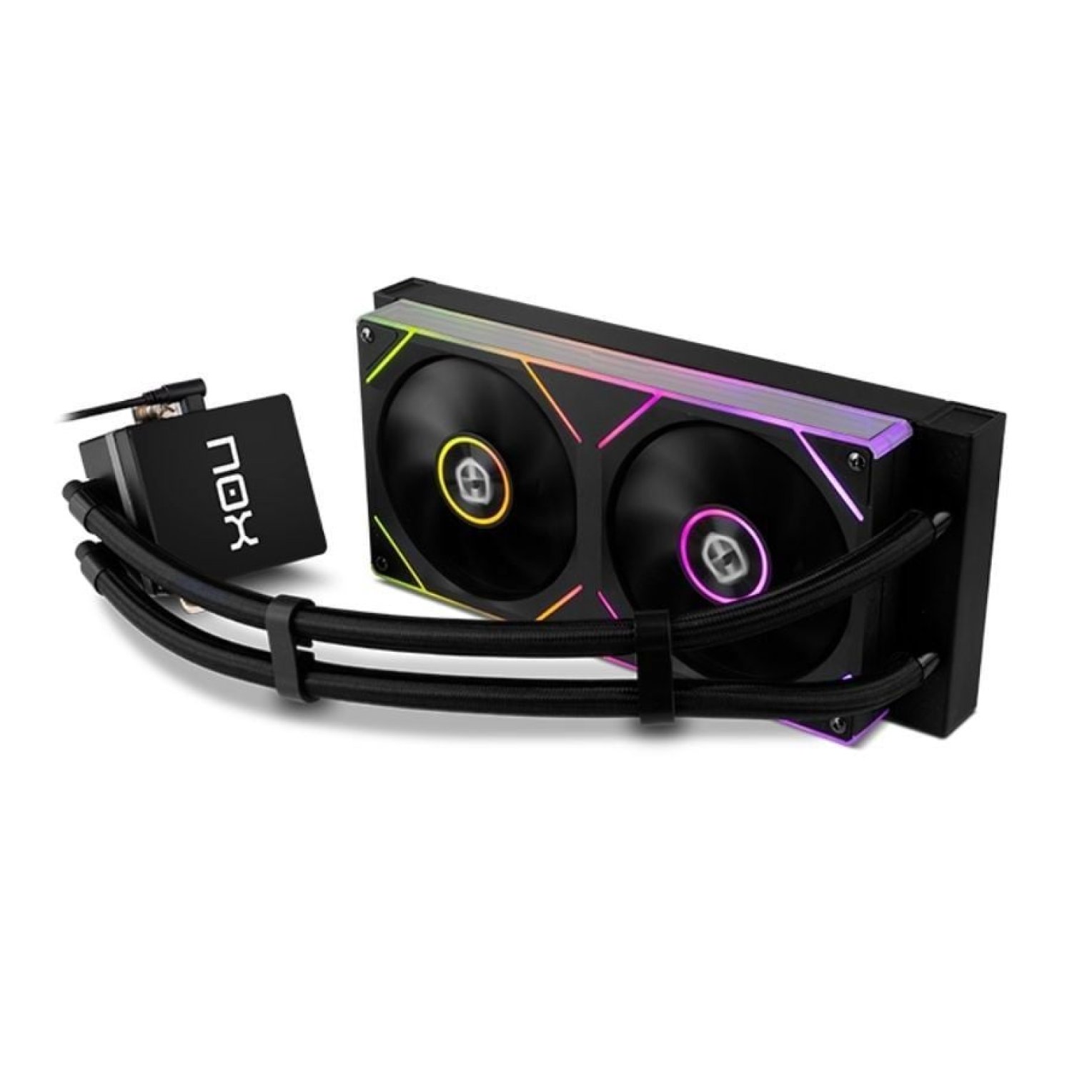 Nox M-240 LCD · Refrigeración Líquida · 240mm · Pantalla LCD · Negro