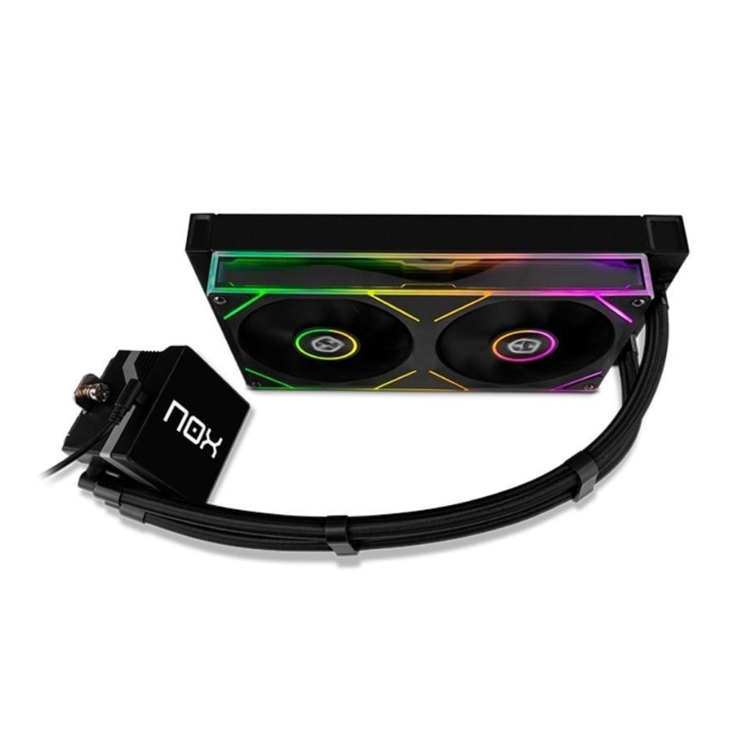 Nox M-240 LCD · Refrigeración Líquida · 240mm · Pantalla LCD · Negro