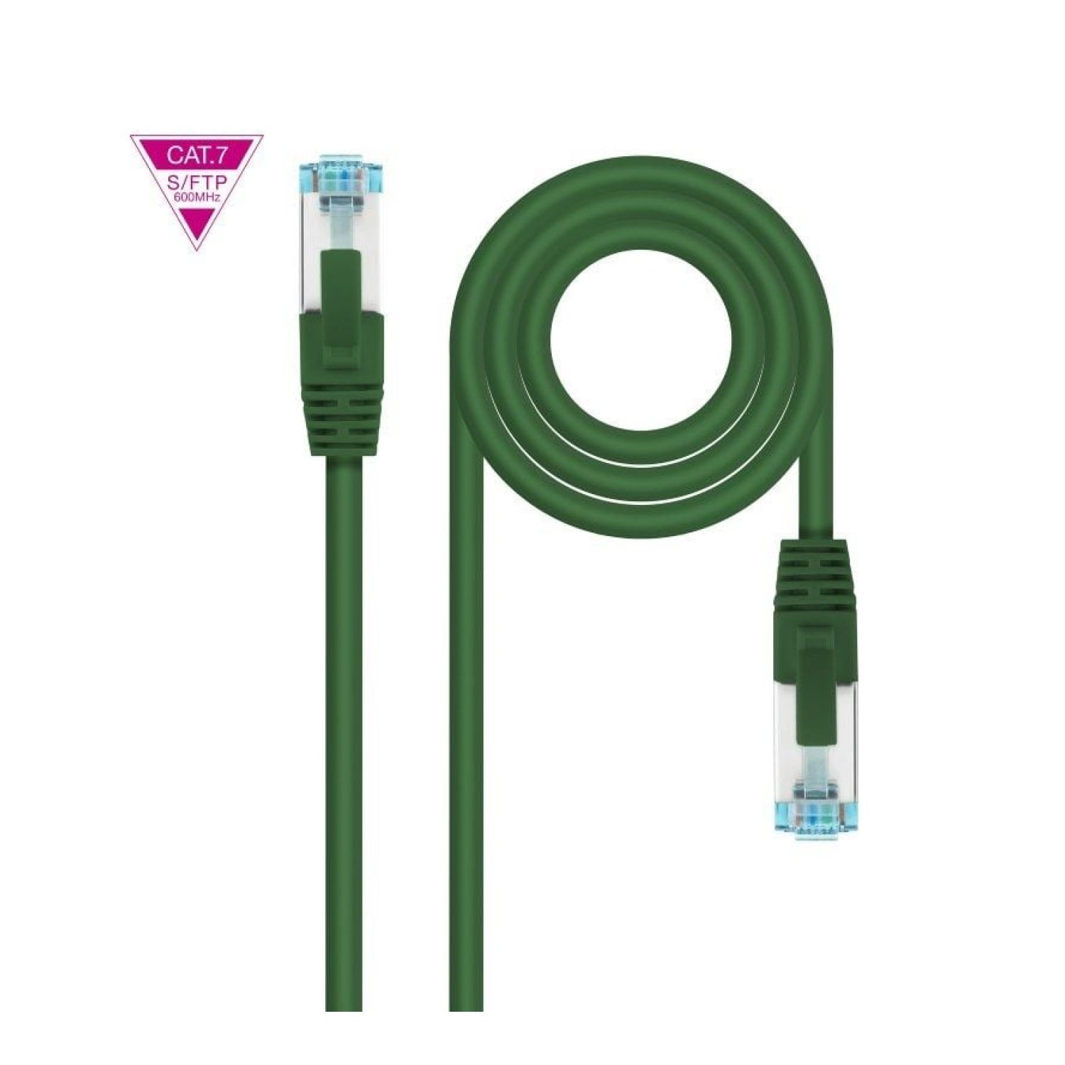 Nanocable Cable RJ45 SFTP Cat.7 · 2m · Verde