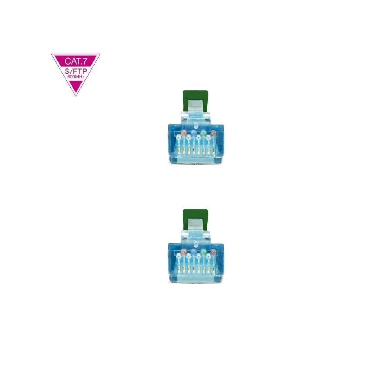 Nanocable Cable RJ45 SFTP Cat.7 · 2m · Verde