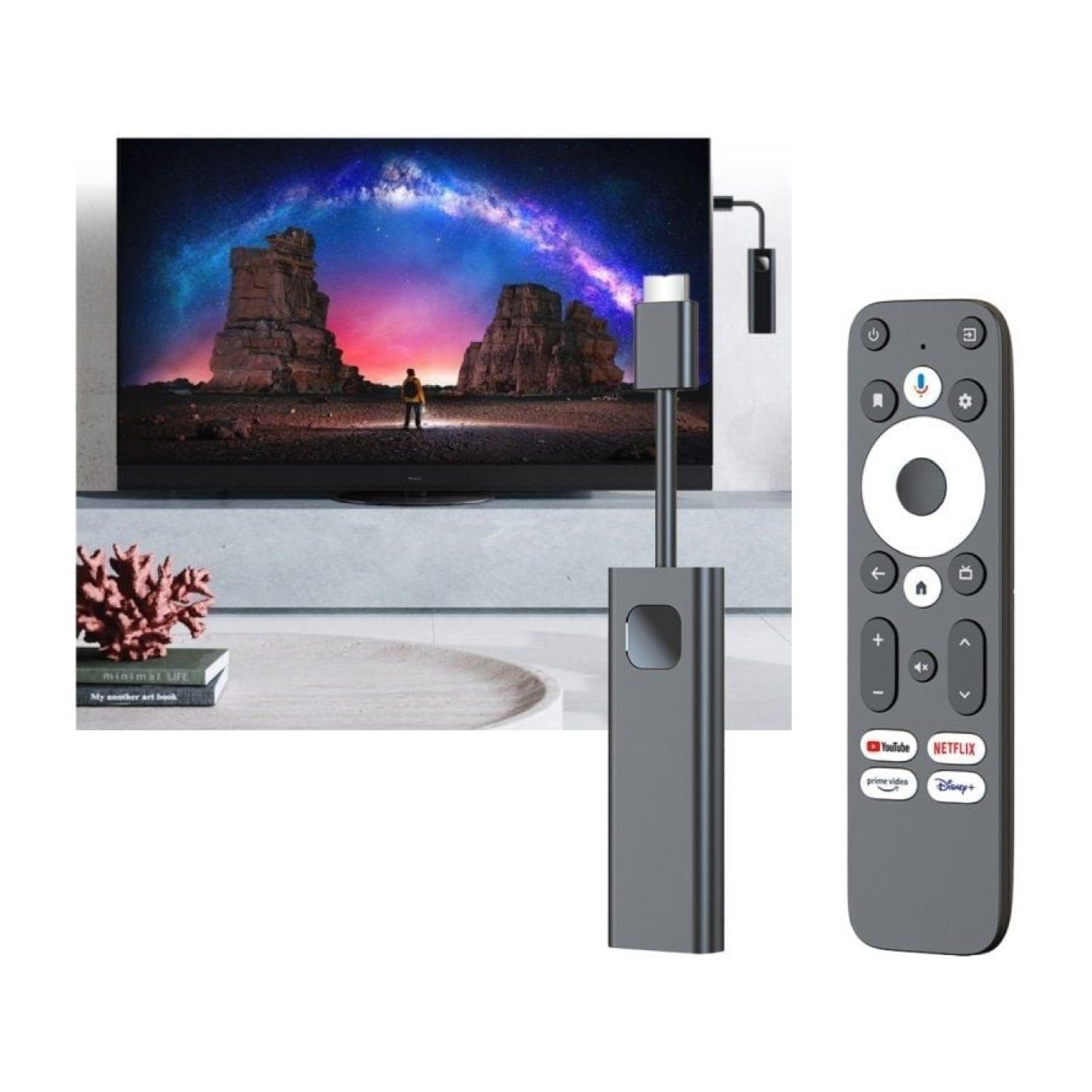 Leotec Android TV Box 4K · Dongle · 16GB de almacenamiento
