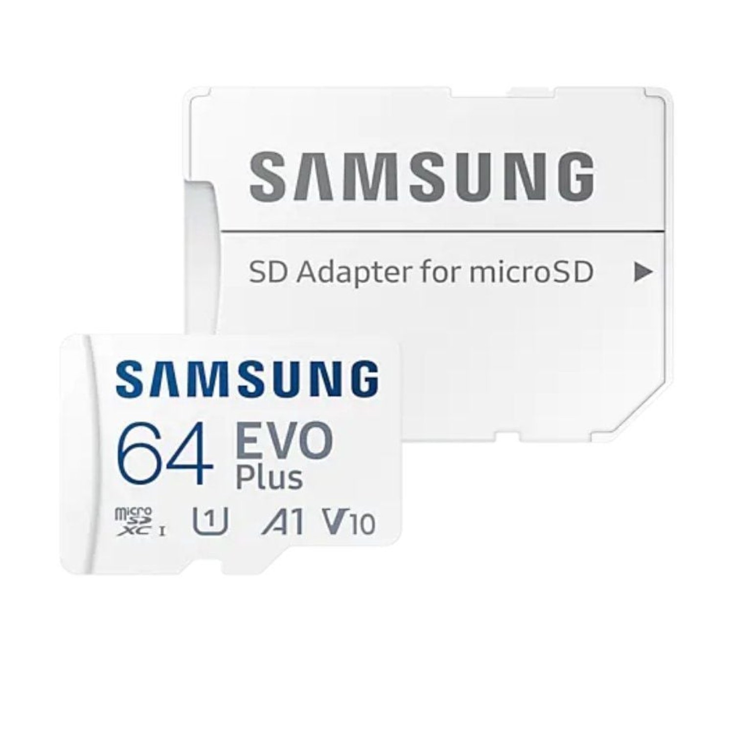 Samsung EVO Plus 2023 · microSD XC 64GB · Clase 10 · 160MB/s · Con Adaptador
