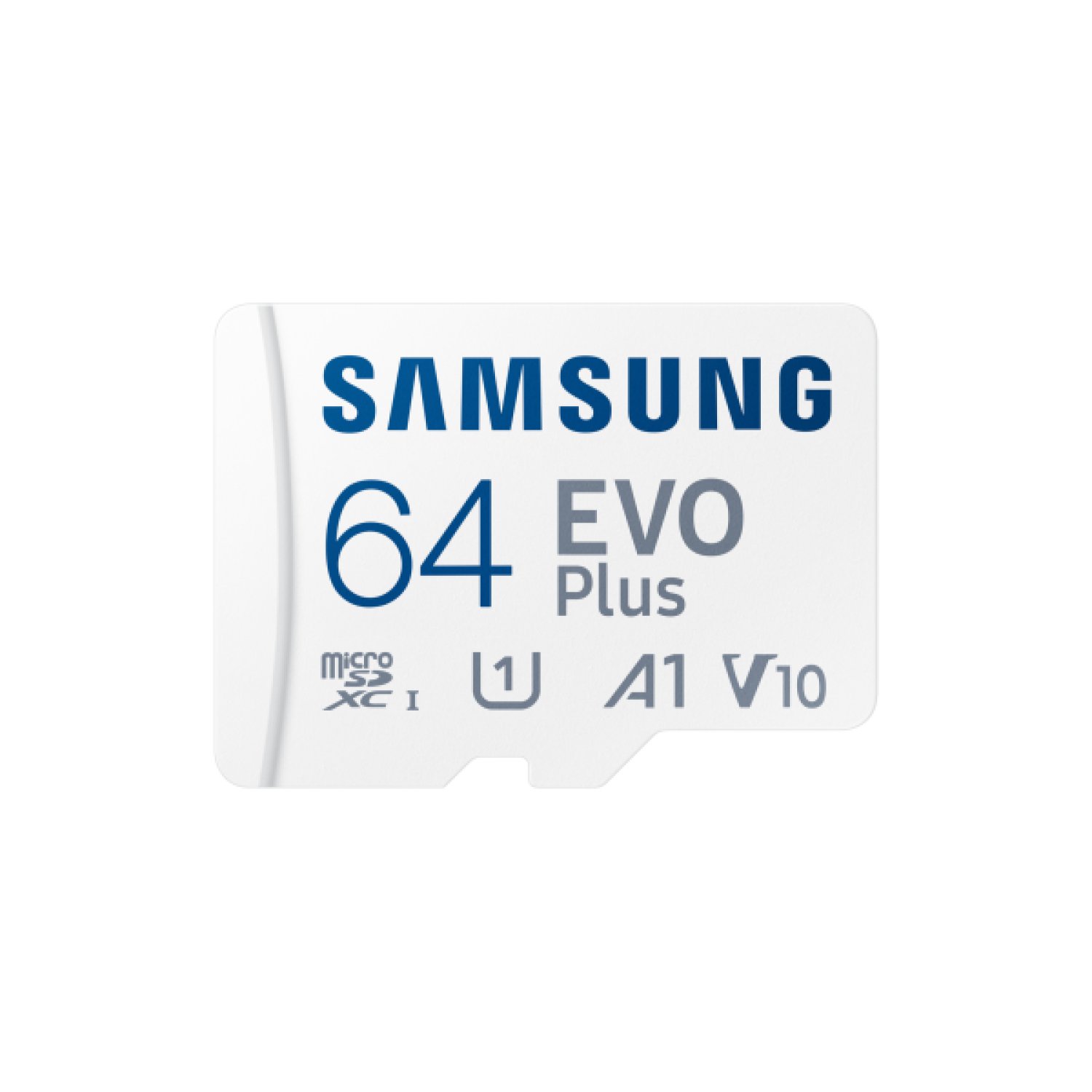 Samsung EVO Plus 2023 · microSD XC 64GB · Clase 10 · 160MB/s · Con Adaptador