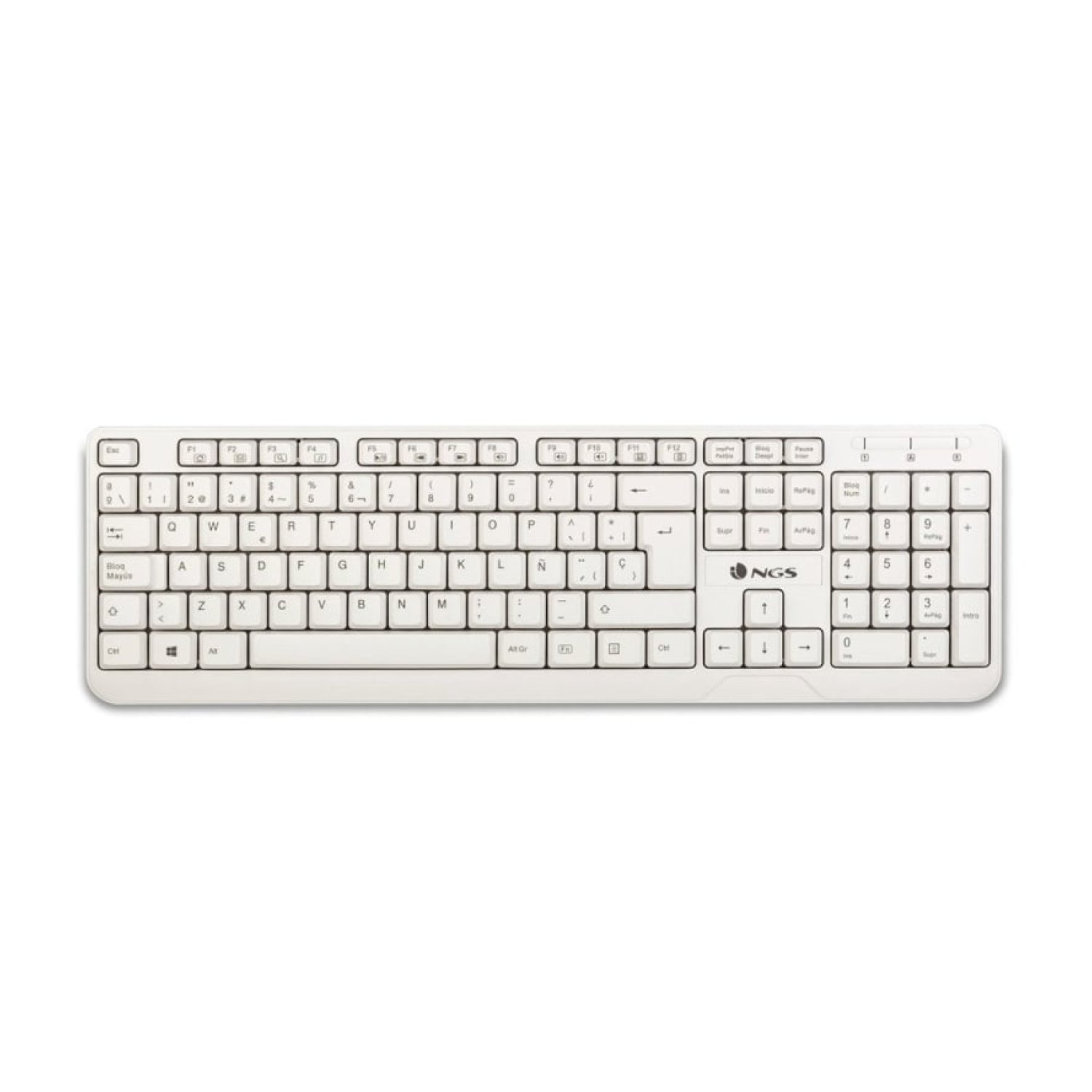 NGS Spike · Teclado Mecánico · Blanco