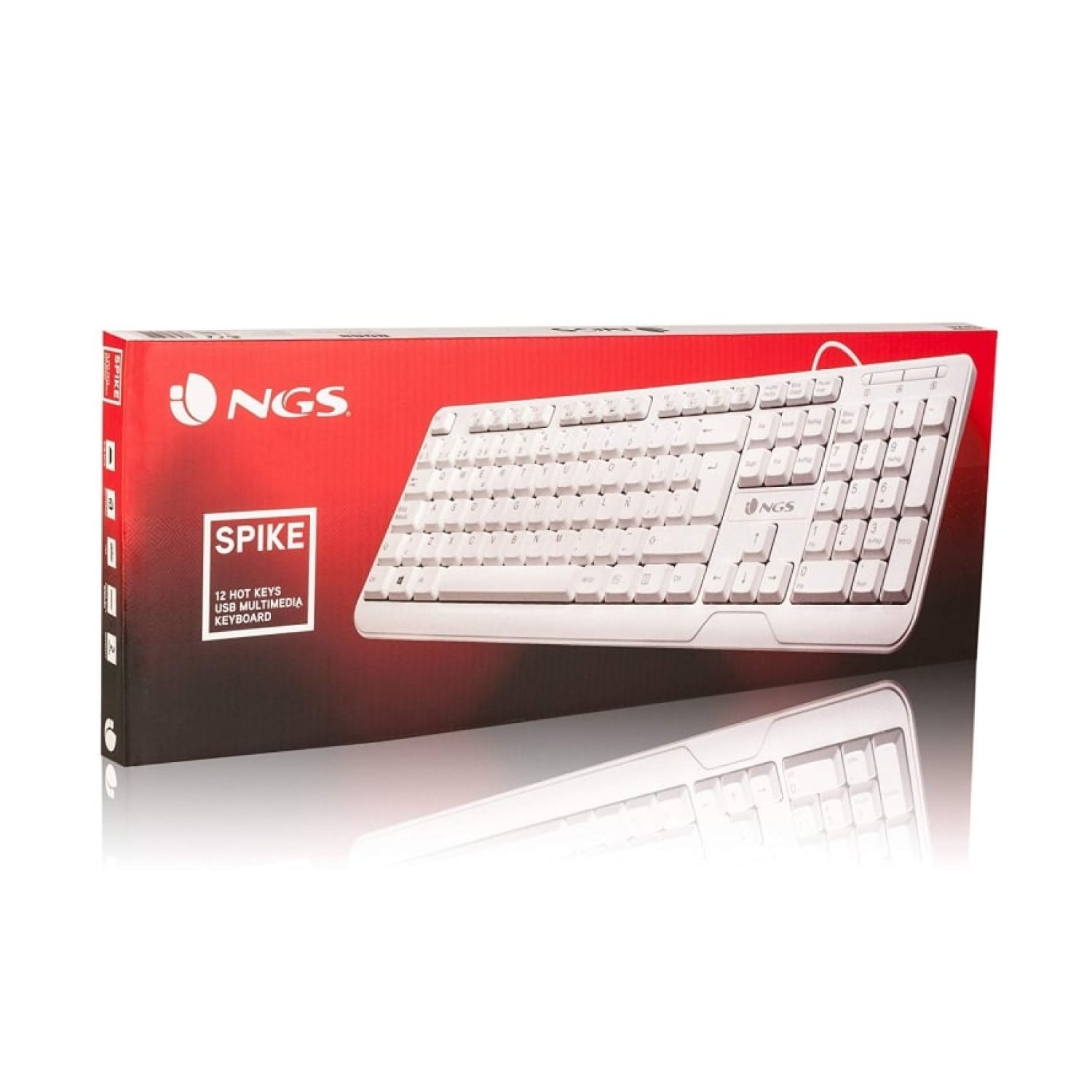 NGS Spike · Teclado Mecánico · Blanco