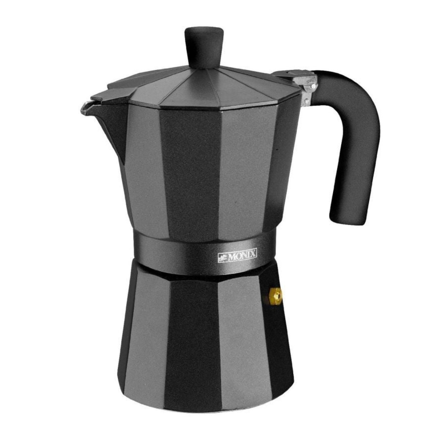 Monix Noir · Cafetera Italiana · 9 Tazas · Negra