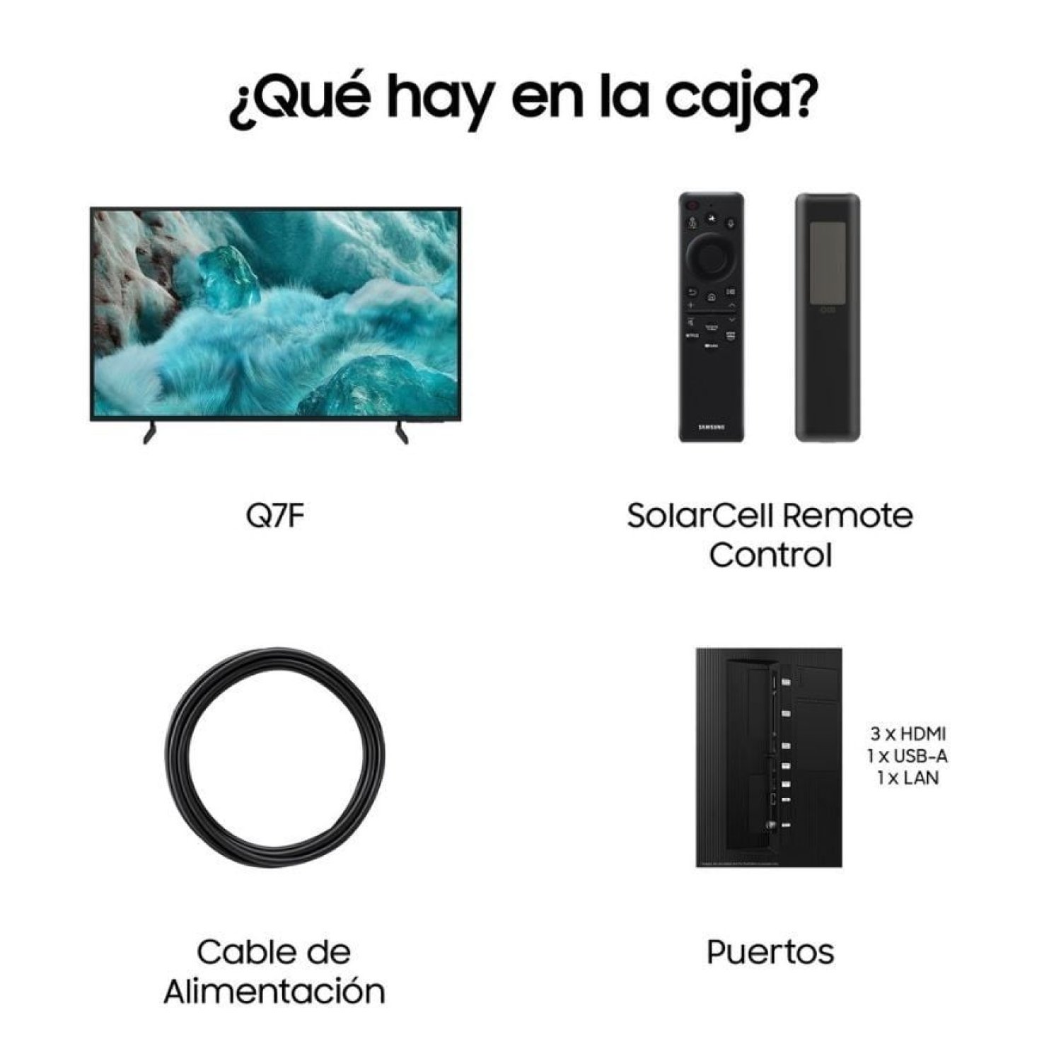 Samsung QLED Q7F · 55" · 4K UHD · Smart TV · WiFi