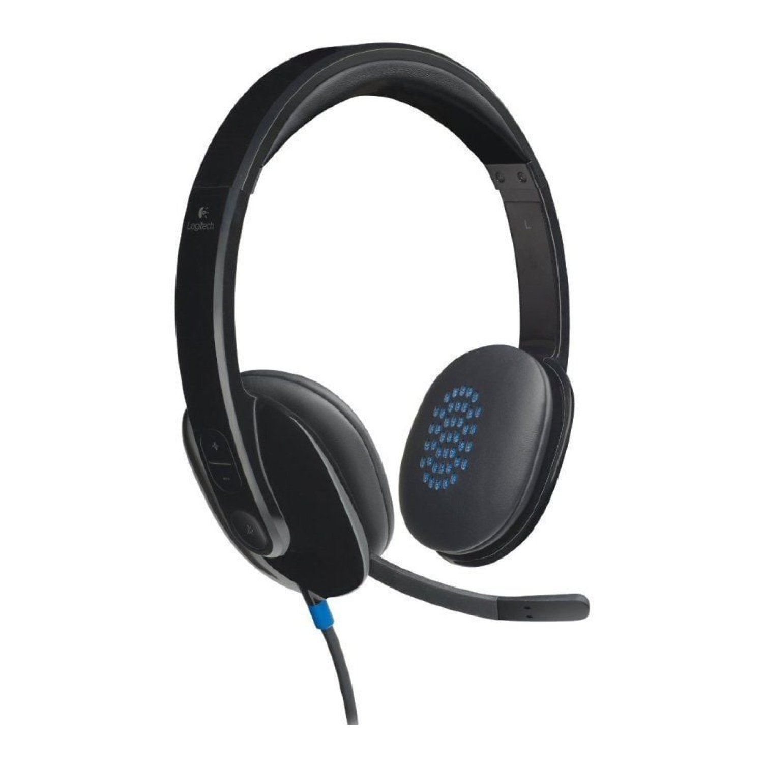 Logitech H540 · Auriculares con Micrófono · USB · Negros