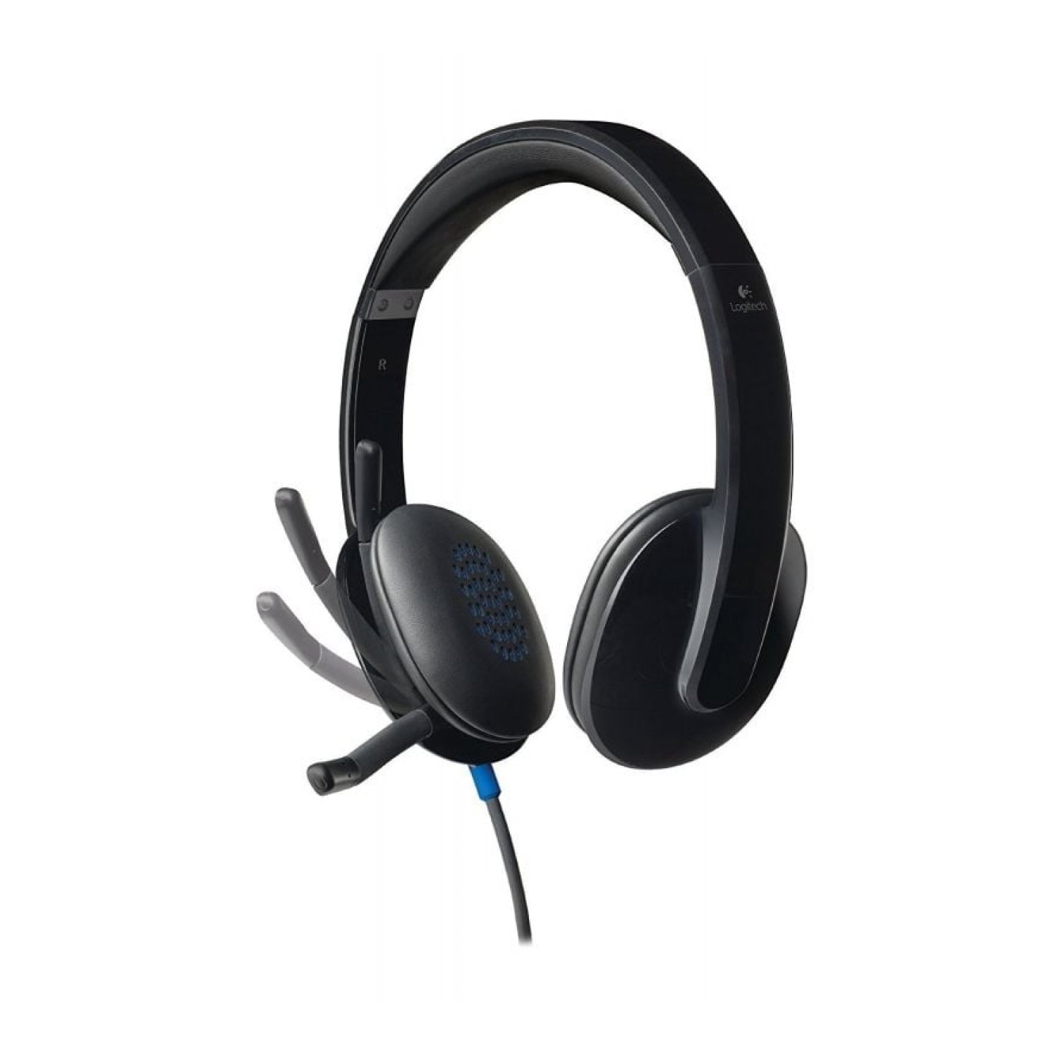 Logitech H540 · Auriculares con Micrófono · USB · Negros