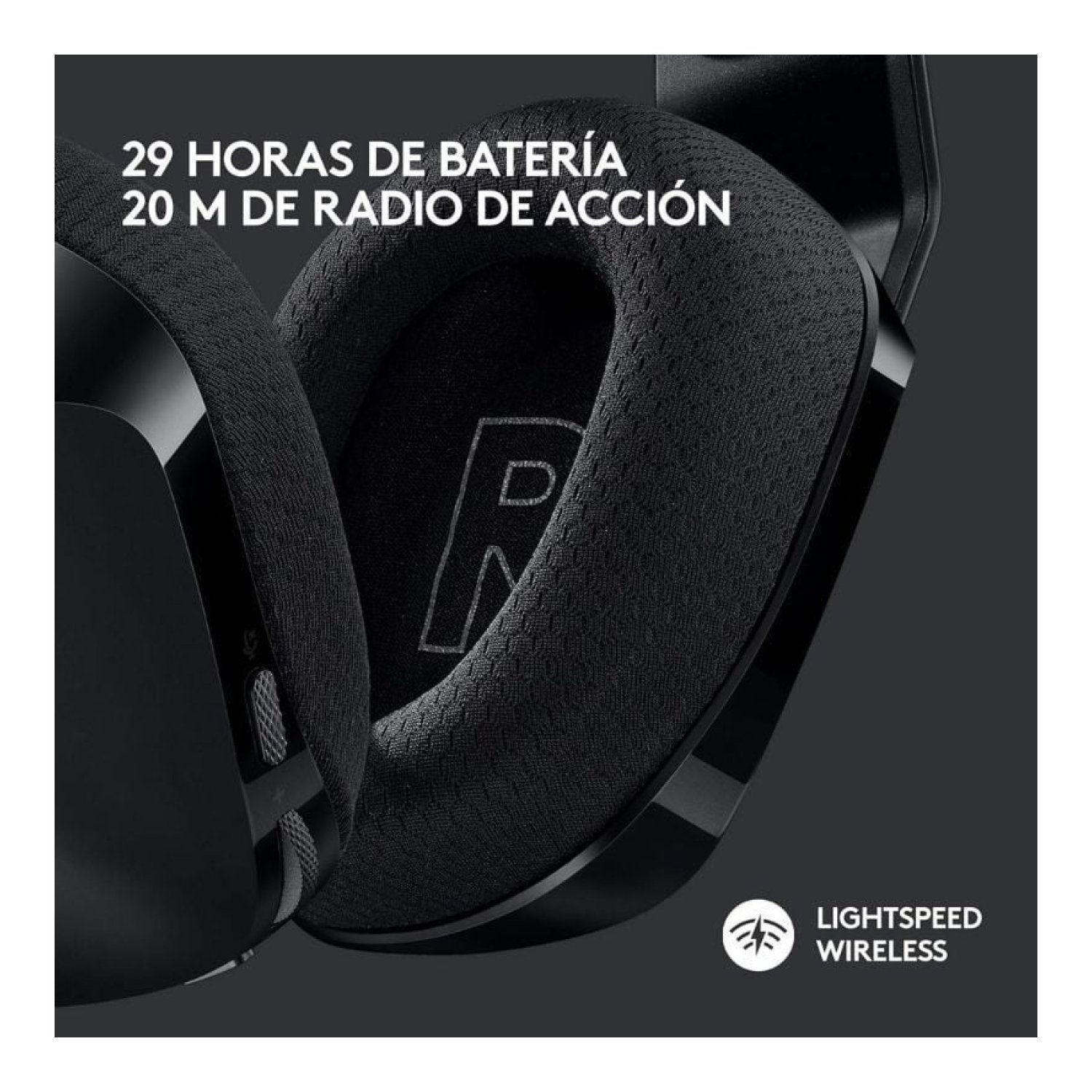 Logitech G733 · Auriculares Gaming Inalámbricos · Micrófono · Negros