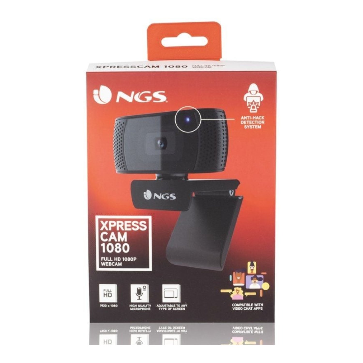 NGS XpressCam 1080 · Webcam Full HD · 1920x1080