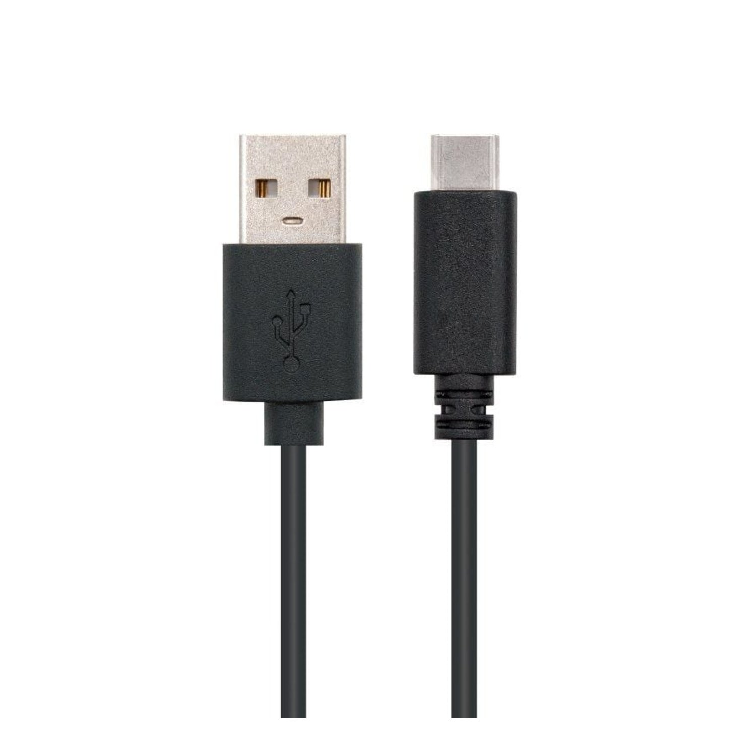 Nanocable · Cable USB 2.0 Tipo-C · 480Mbps · 50cm · Negro