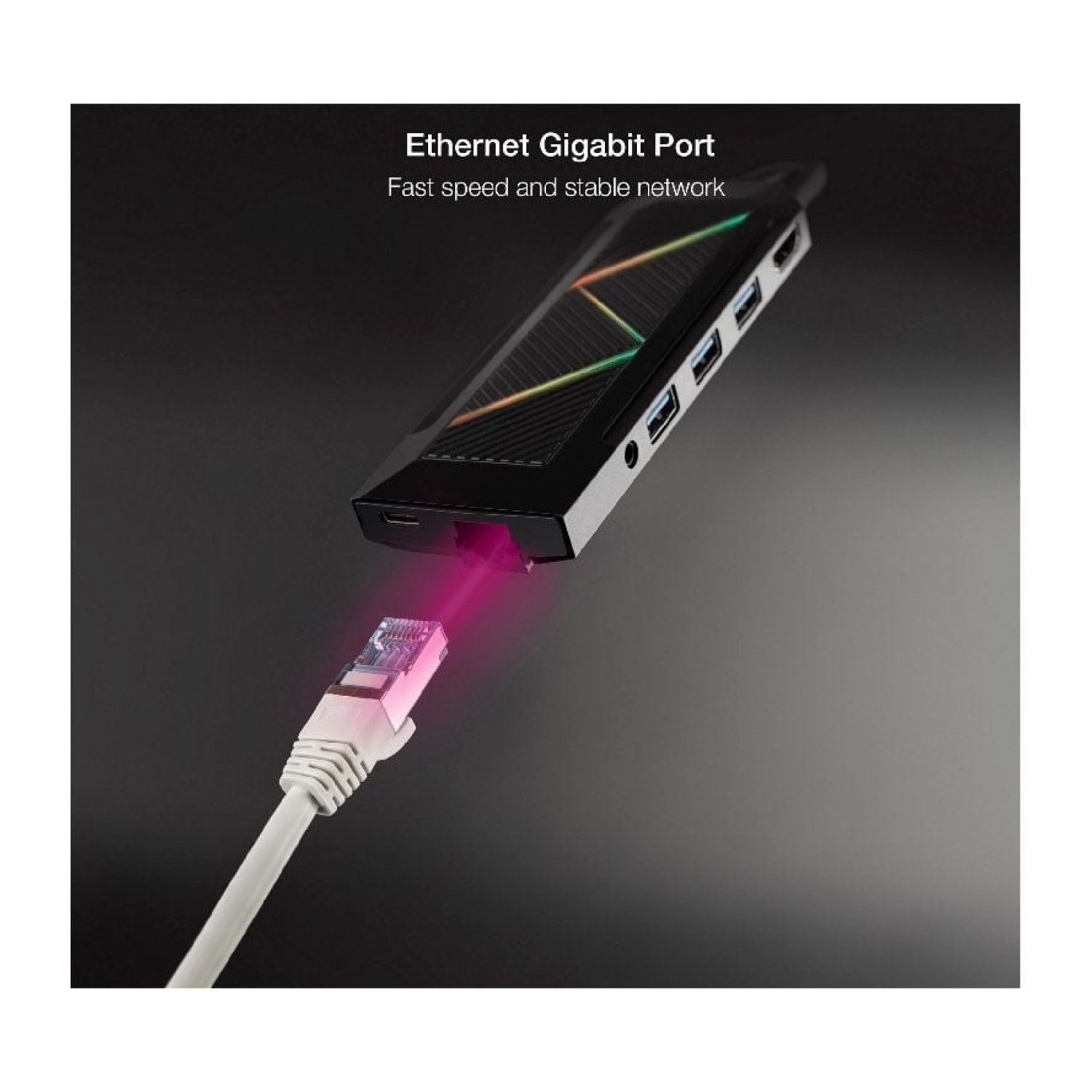 Nanocable · Docking USB Tipo-C · 3xUSB · 1xHDMI · 1xRJ45 · Lector SD/TF · Audio