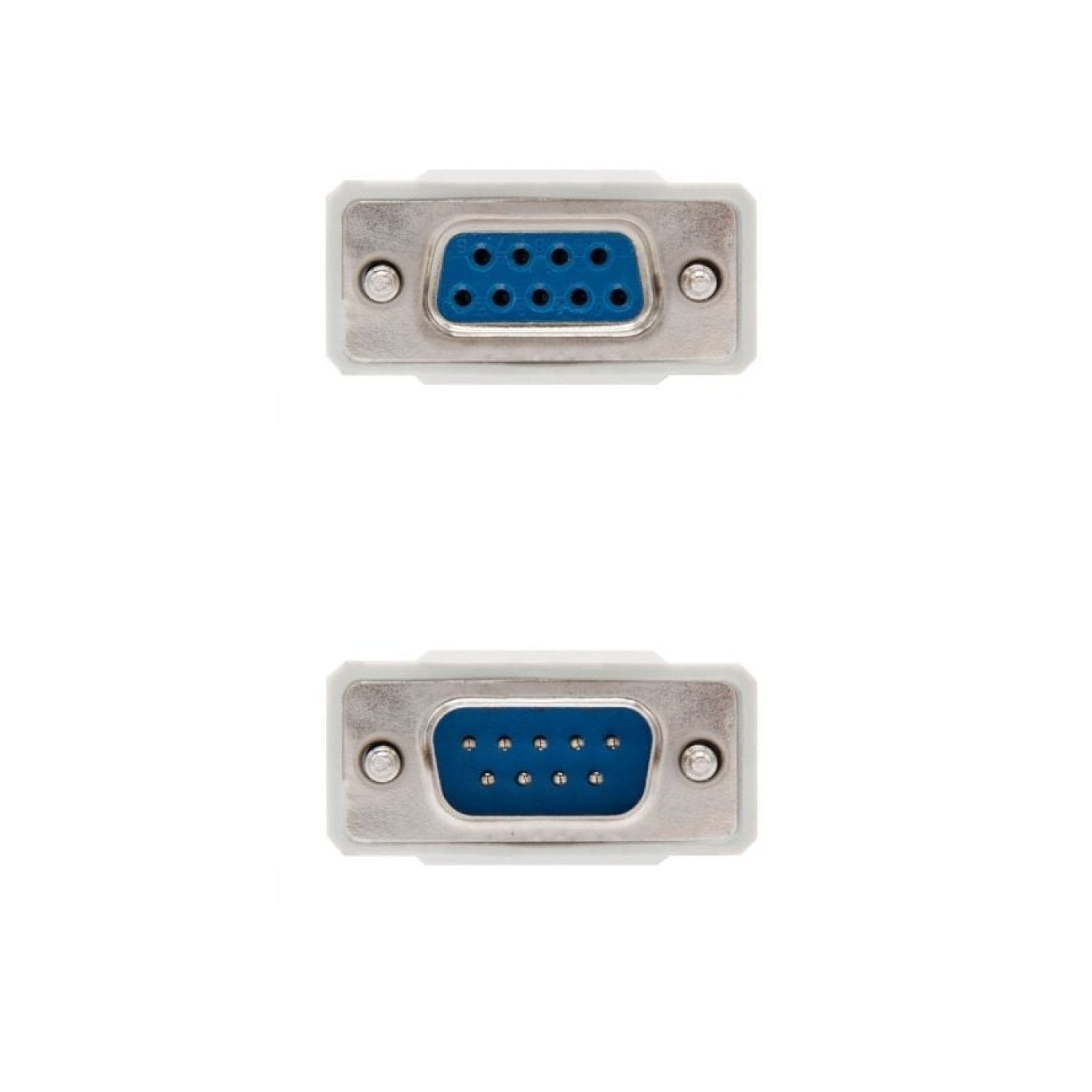 Nanocable · Cable Null Modem · DB9 M/H · 1,8m · Beige