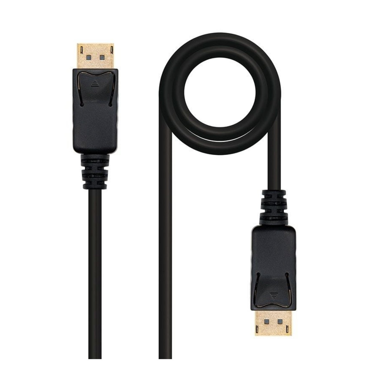 Nanocable DisplayPort 1.2 · 4K · 2m · Macho-Macho · Negro
