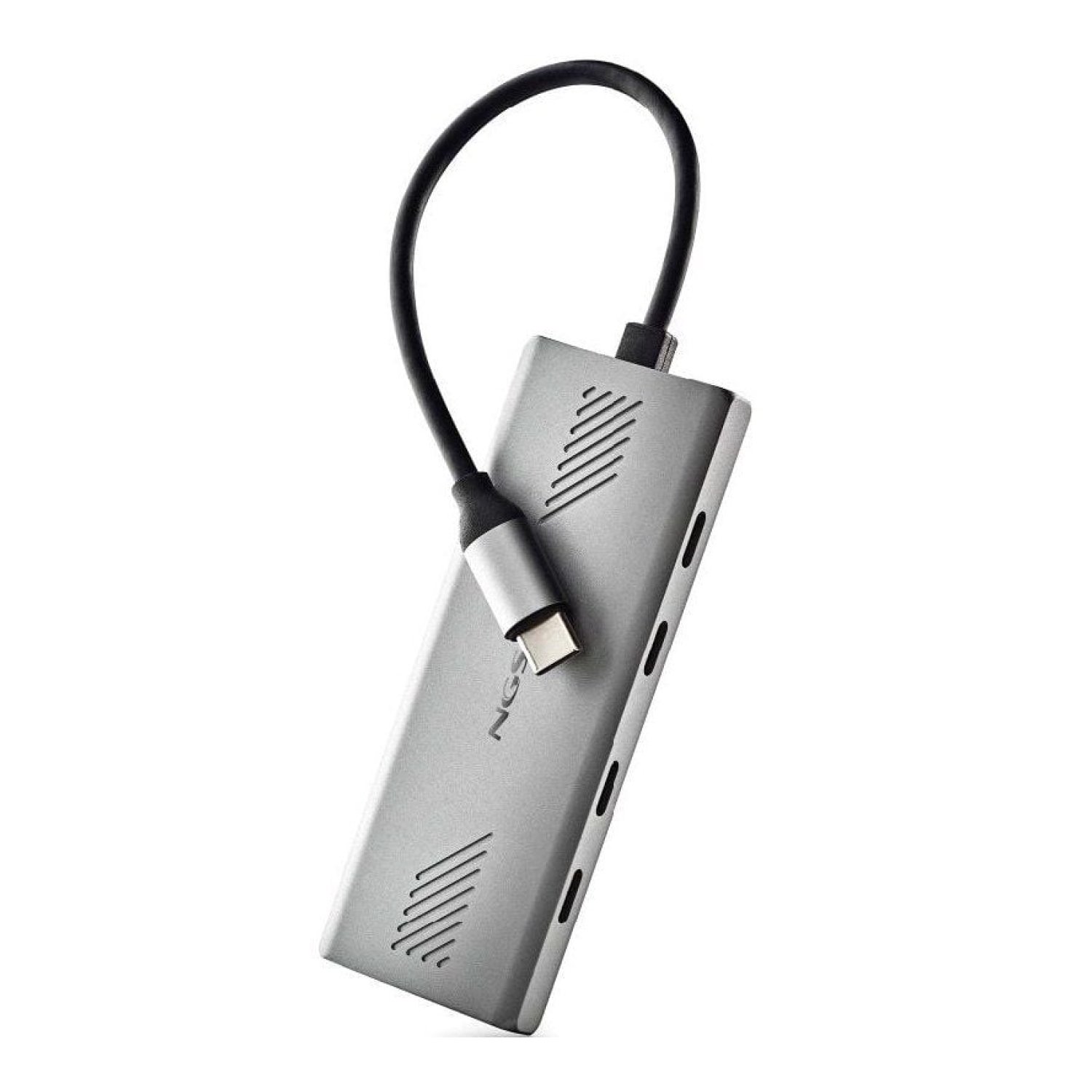 NGS Wonder4-C · Hub USB Tipo-C · 4 Puertos USB-C · Gris