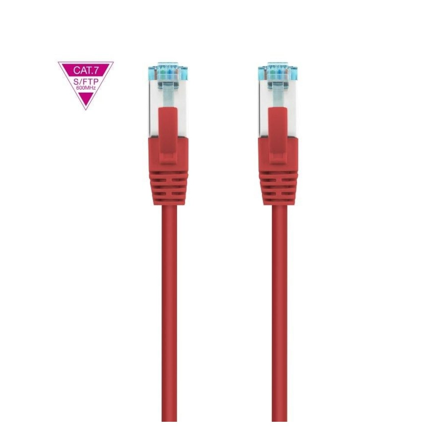 Nanocable Cable Red RJ45 SFTP Cat.7 · 1m · Rojo