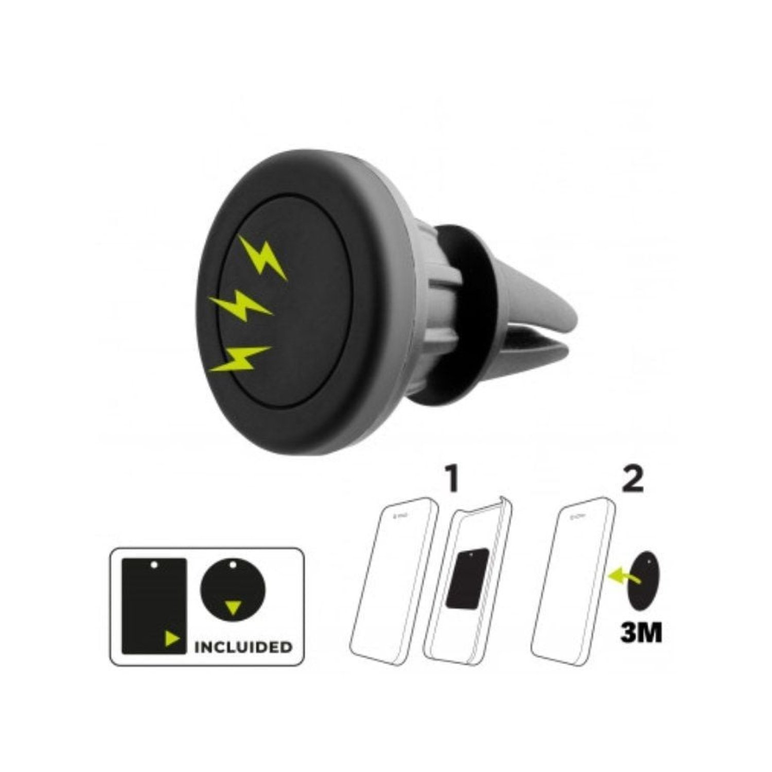 Muvit · Soporte Smartphone para Coche · Ventosa Adhesiva · Universal