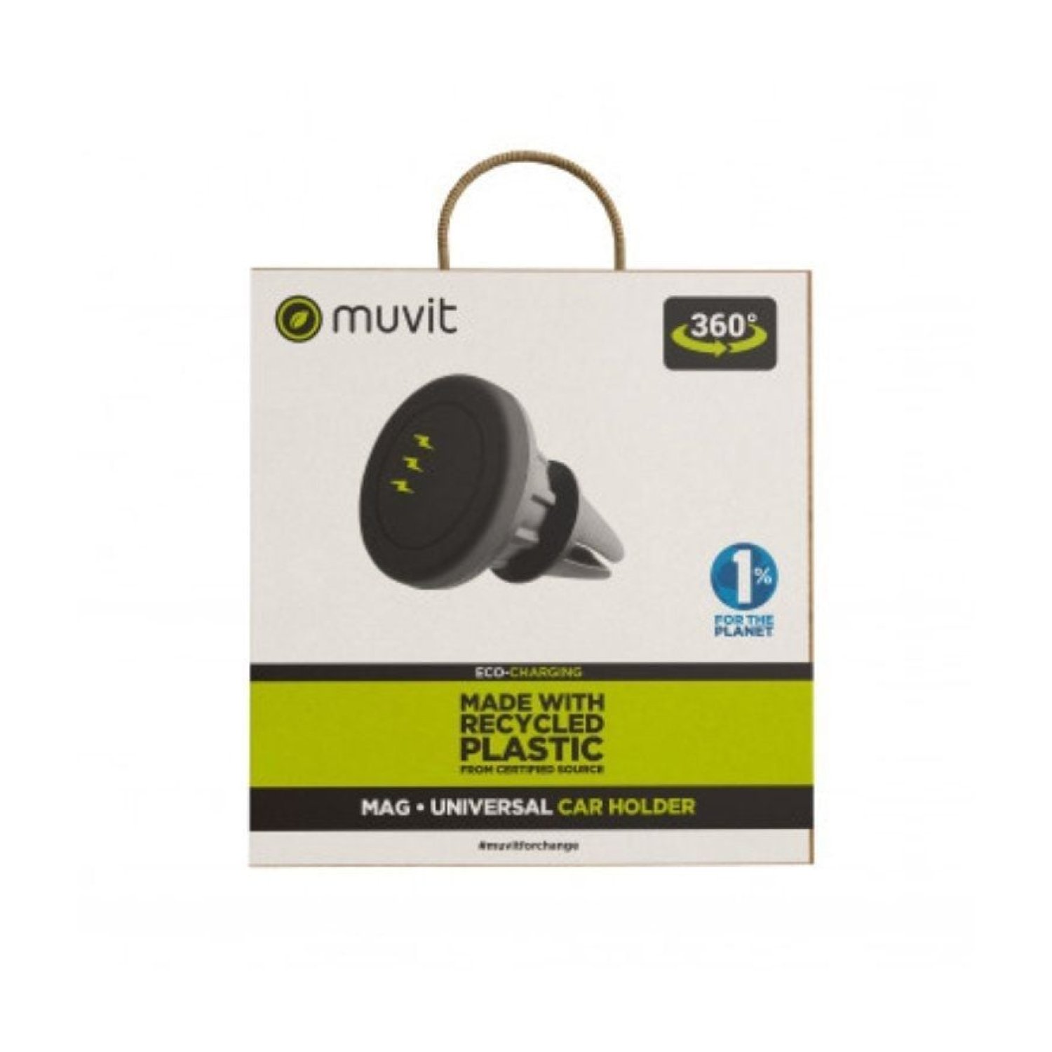 Muvit · Soporte Smartphone para Coche · Ventosa Adhesiva · Universal