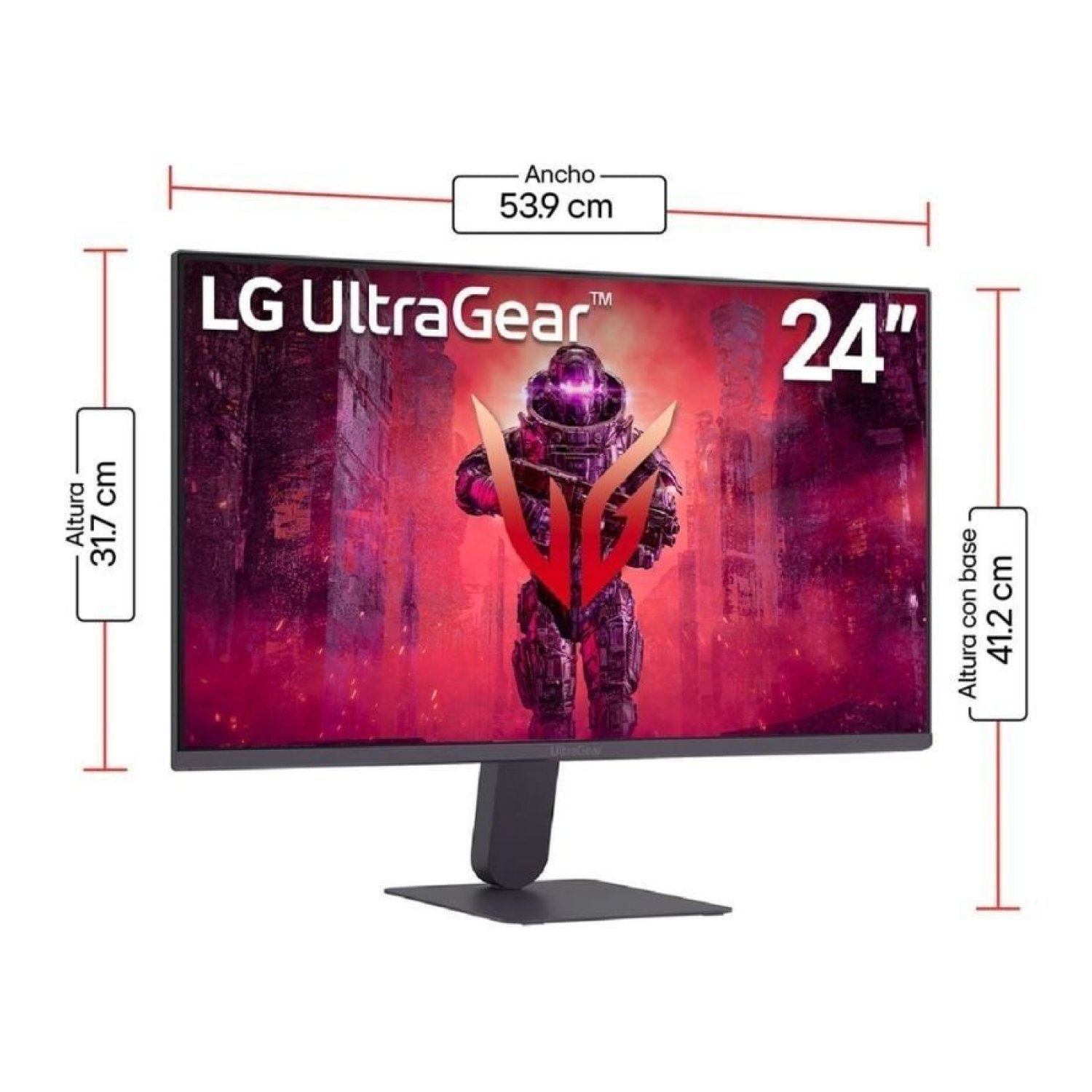 LG UltraGear · Monitor Gaming 23,7" · Full HD · 144Hz · 1ms · IPS