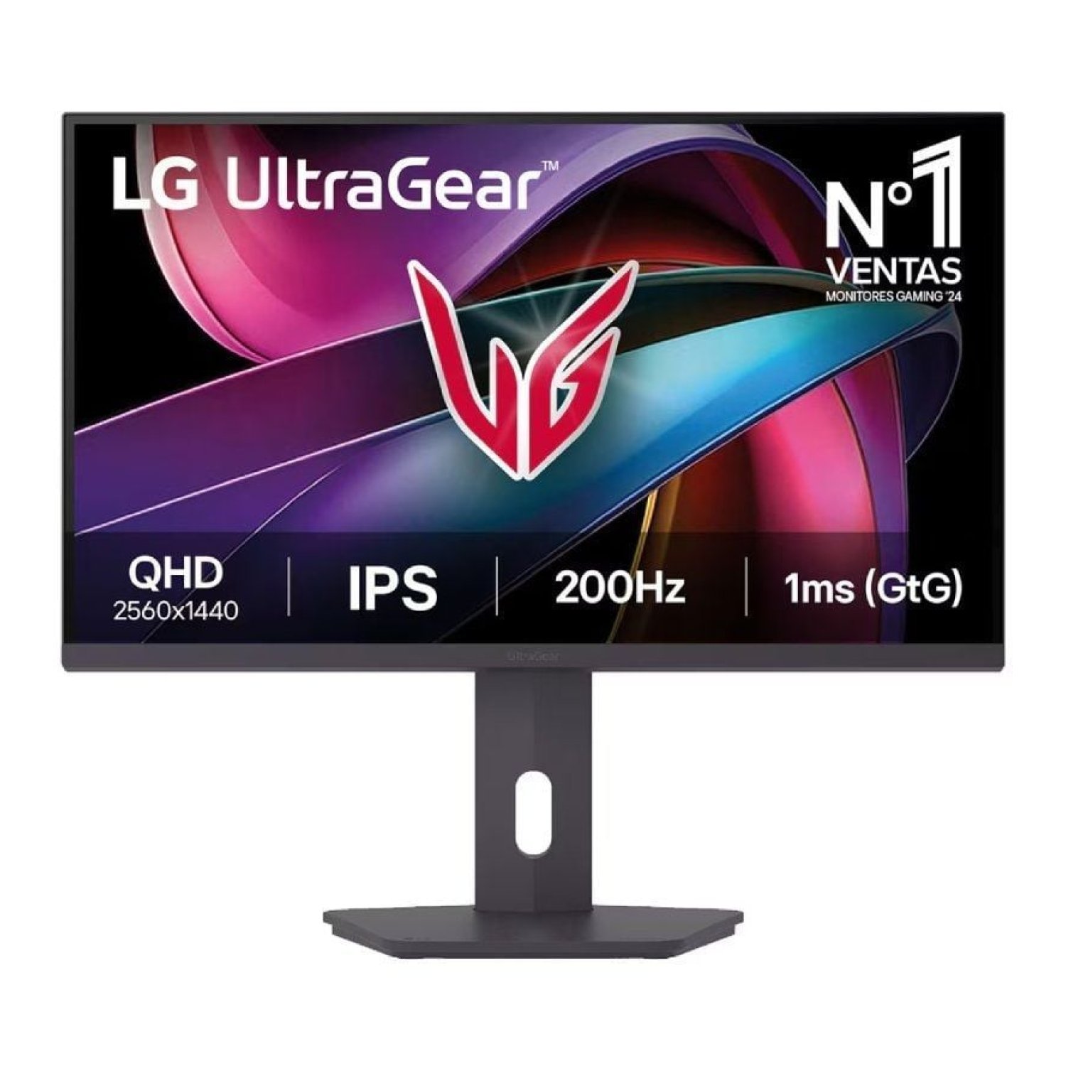 LG UltraGear 27G610A-B · 27" QHD · 200Hz · 1ms IPS · Regulable altura