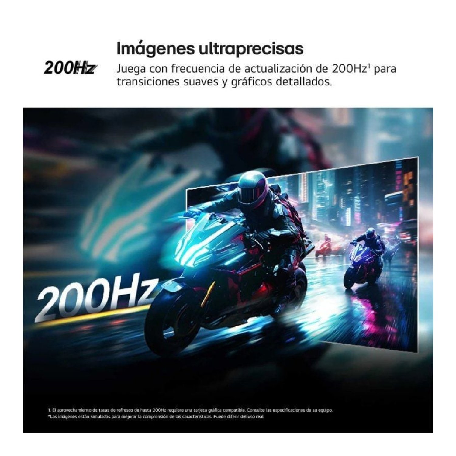 LG UltraGear 27G610A-B · 27" QHD · 200Hz · 1ms IPS · Regulable altura