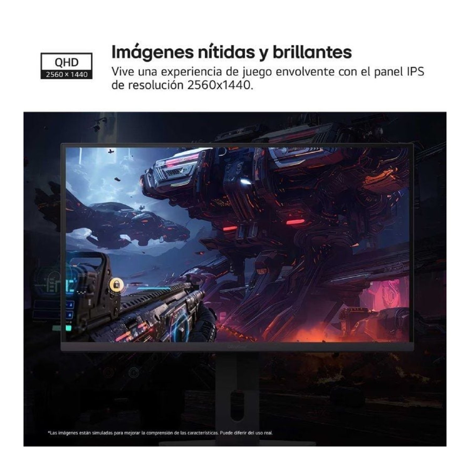 LG UltraGear 27G610A-B · 27" QHD · 200Hz · 1ms IPS · Regulable altura