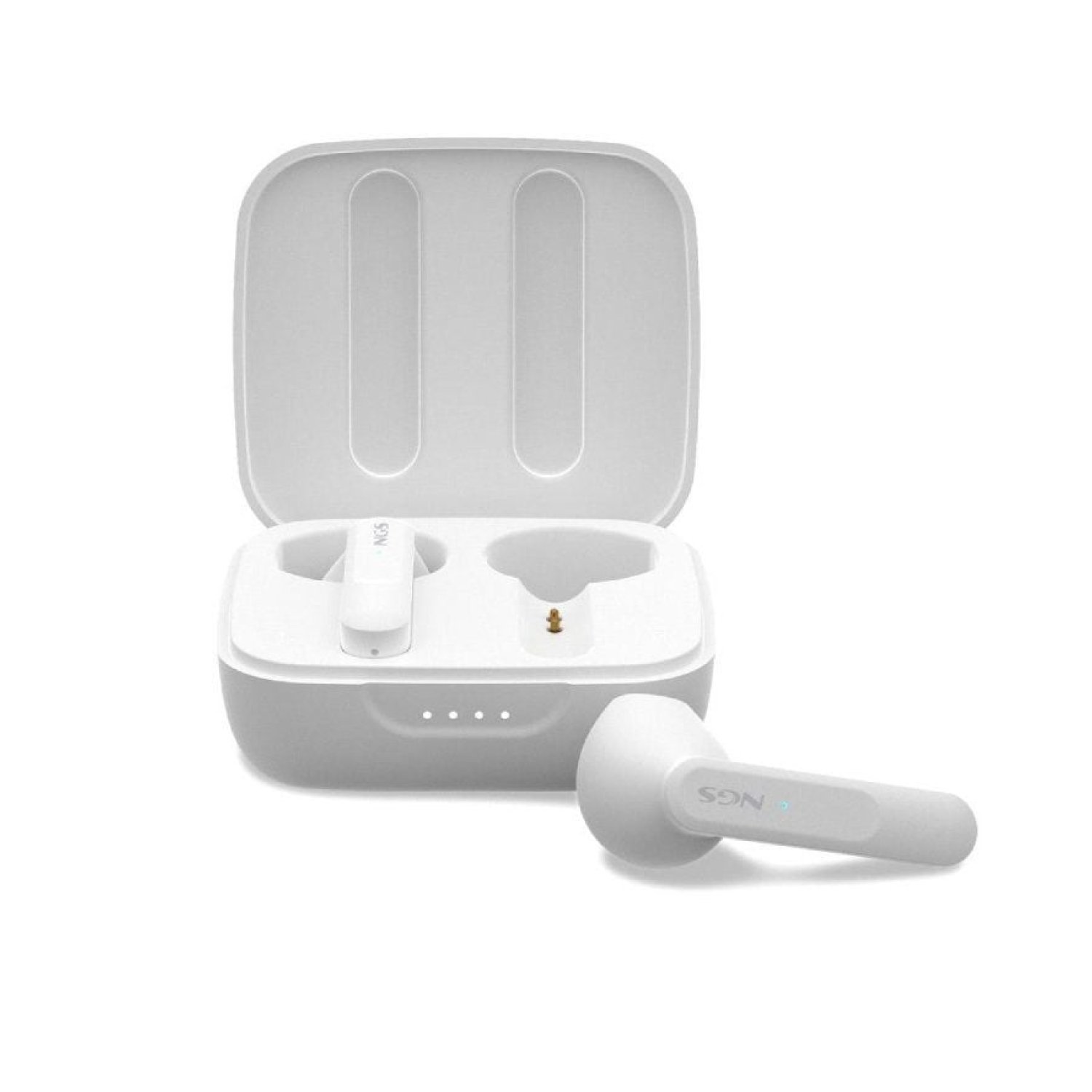 NGS Ártica Move · Auriculares Bluetooth · 7h Autonomía · Estuche de Carga · Blancos