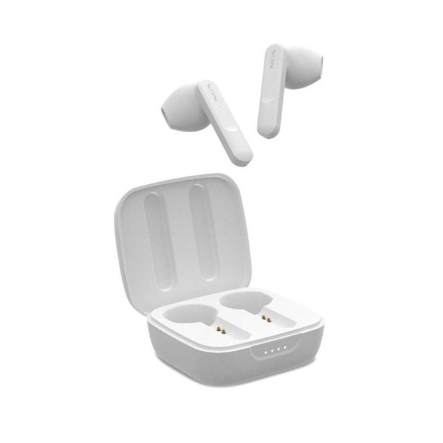 NGS Ártica Move · Auriculares Bluetooth · 7h Autonomía · Estuche de Carga · Blancos