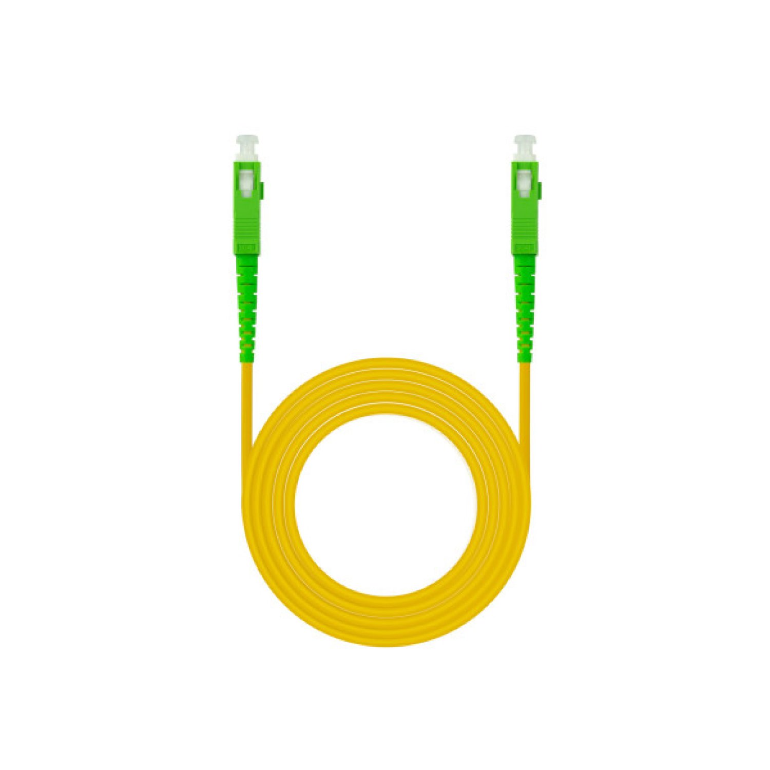 Nanocable · Cable Fibra Óptica G657A2 · 20m · LSZH · Amarillo