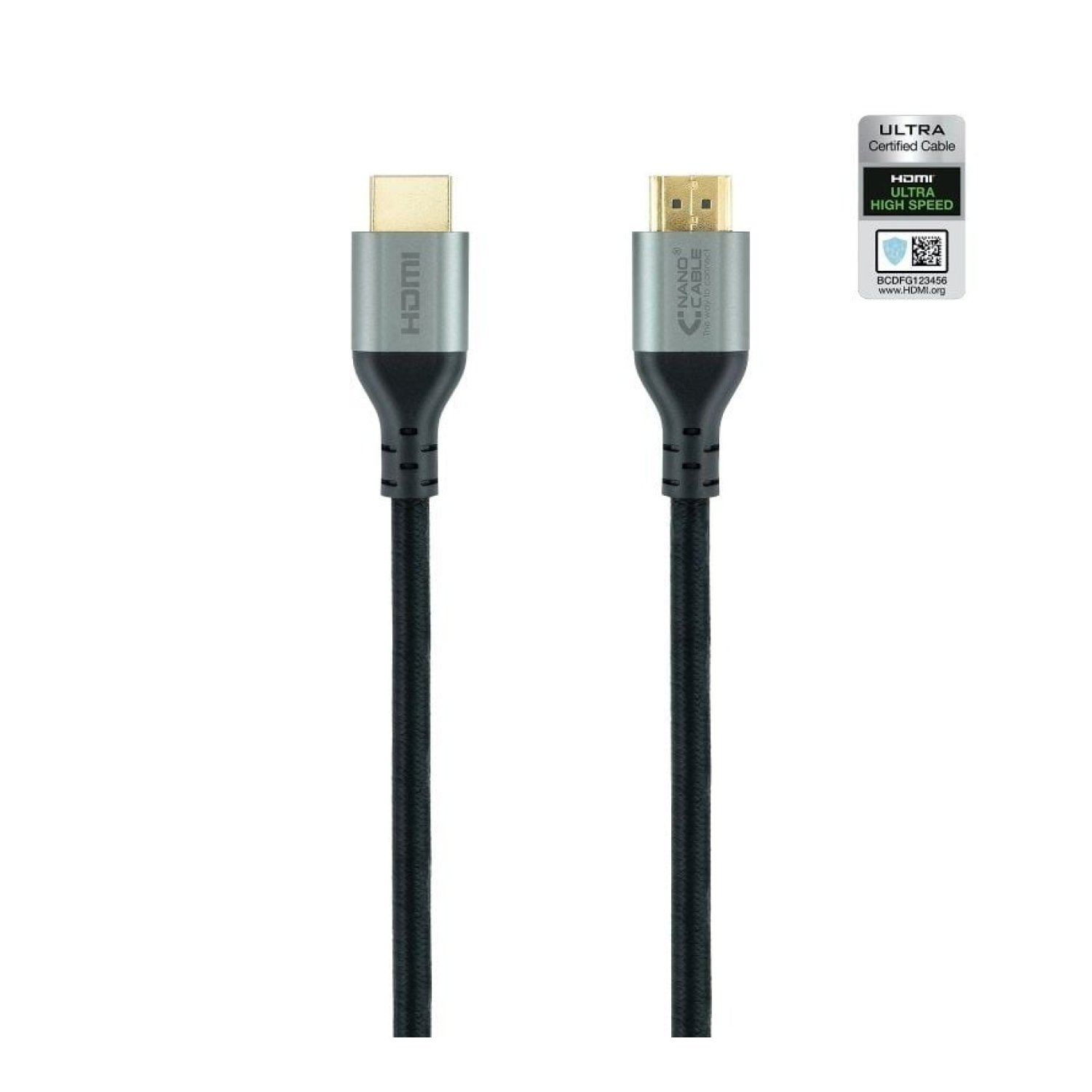 Nanocable Cable HDMI 2.1 · 8K · 1,5m · HDMI Macho-Macho · Certificado · Negro