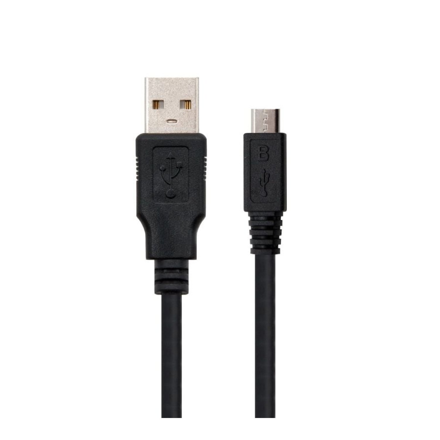 Nanocable · Cable USB 2.0 · USB a MicroUSB · 80cm · Negro