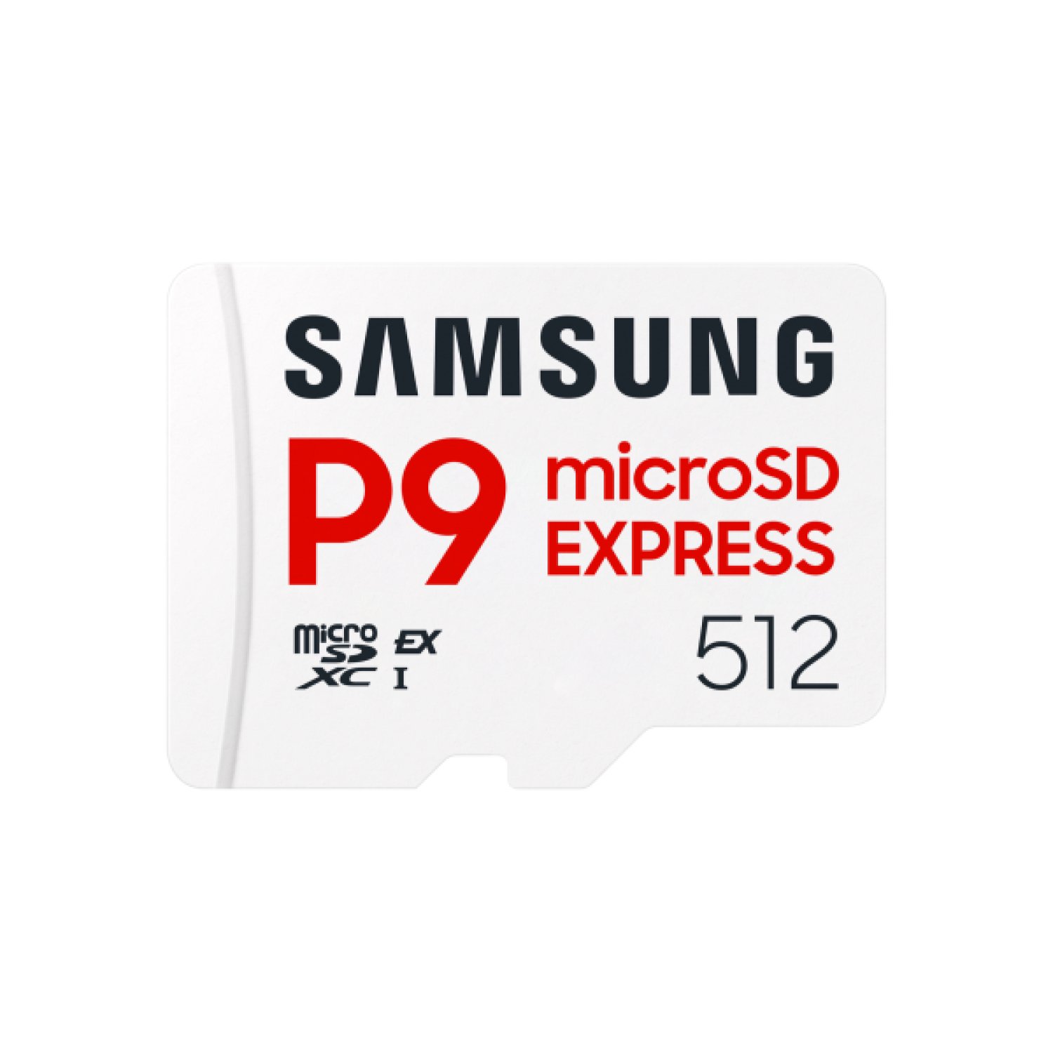 Samsung P9 Express · microSD XC 512GB · Clase 10 · 800MB/s