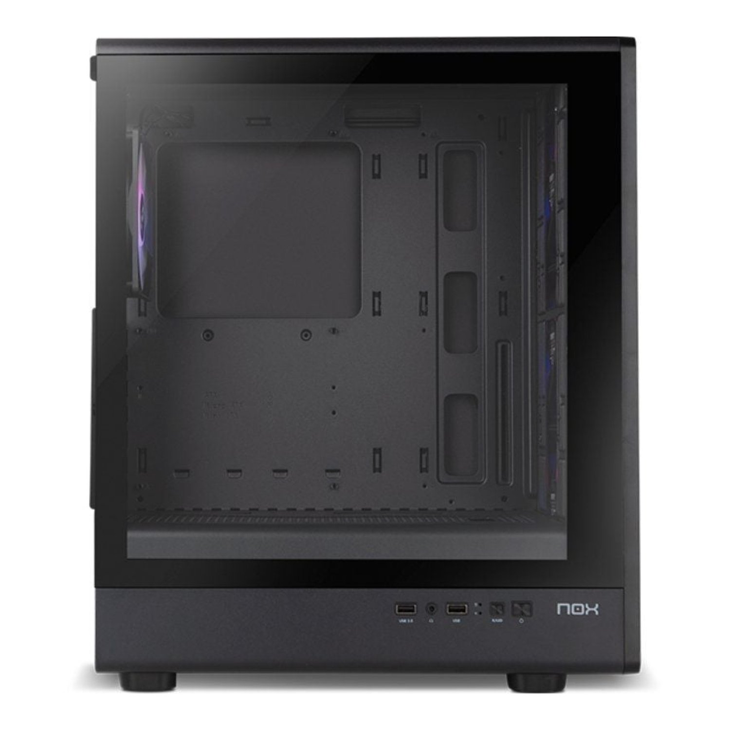 Nox Infinity IOTA · Caja Gaming Semitorre · Ventilación Avanzada