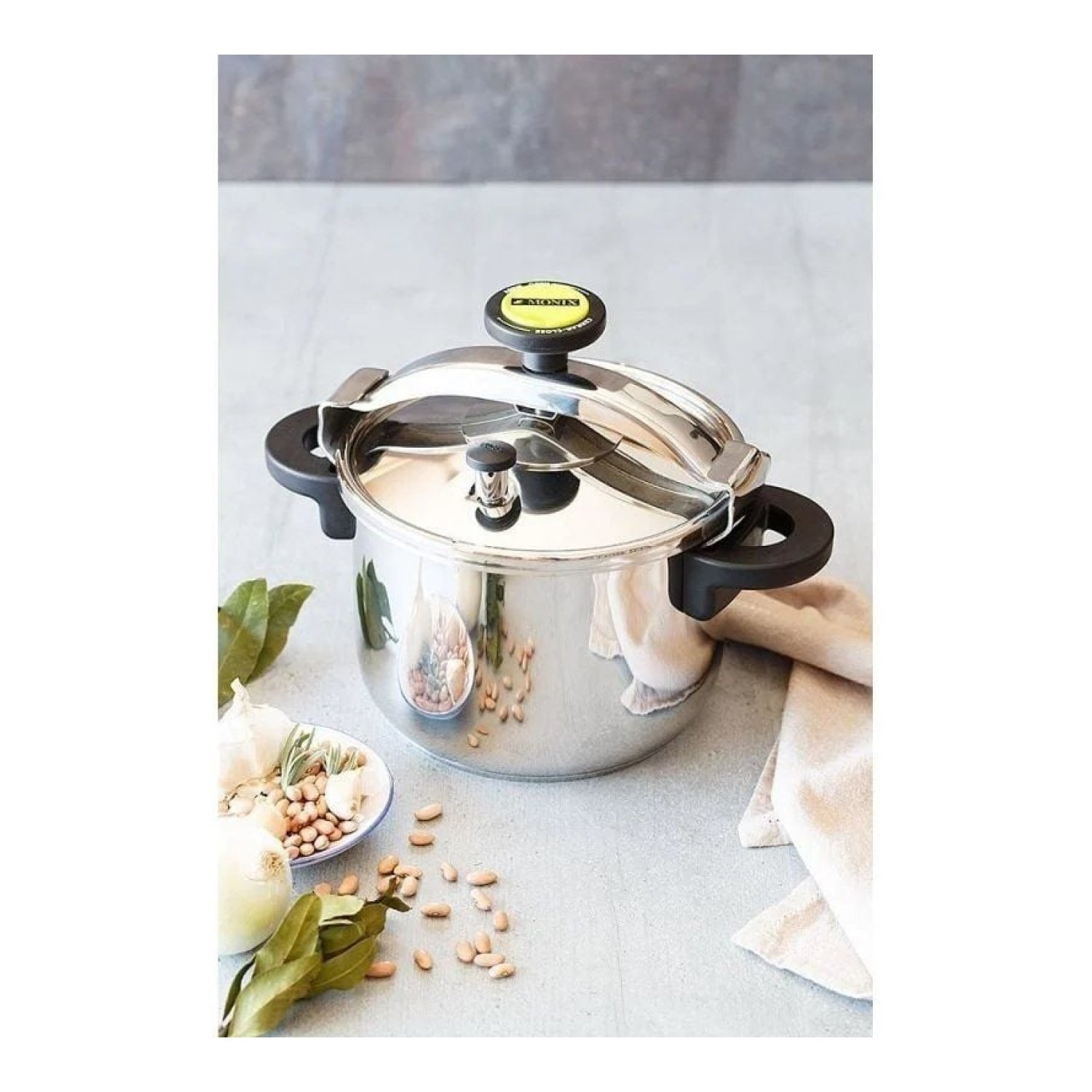 Monix Classica · Olla a Presión · 22cm Ø · 4L · Acero Inoxidable · Inducción