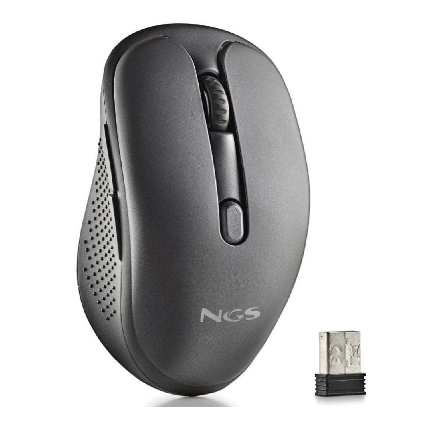 NGS Evo Spook · Ratón Inalámbrico Silencioso · 1600 DPI · Batería Recargable